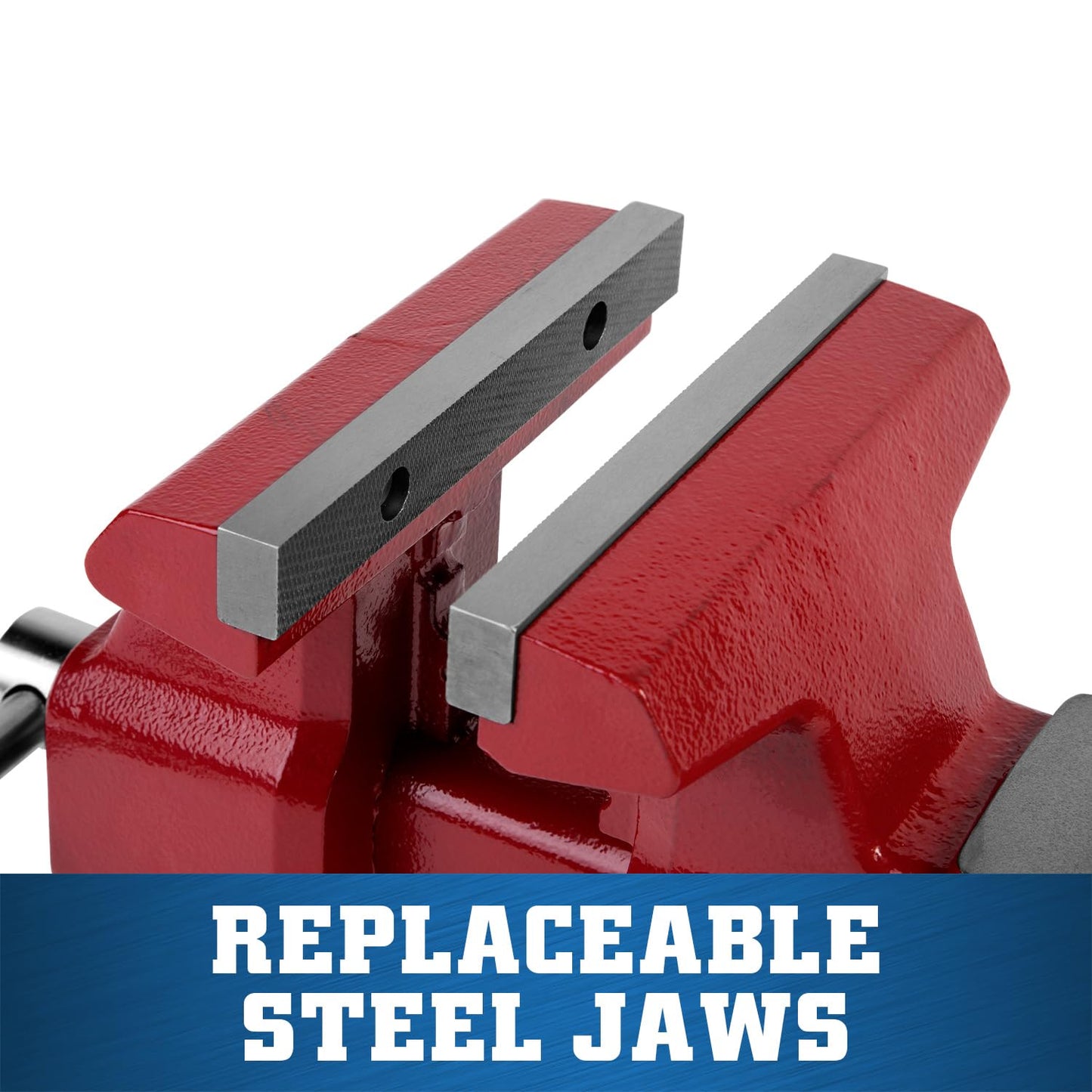 Wilton Utility HD Bench Vise, 8" Jaw Width, 8-1/2" Jaw Opening, 4-1/2" Throat (Model 648UHD)
