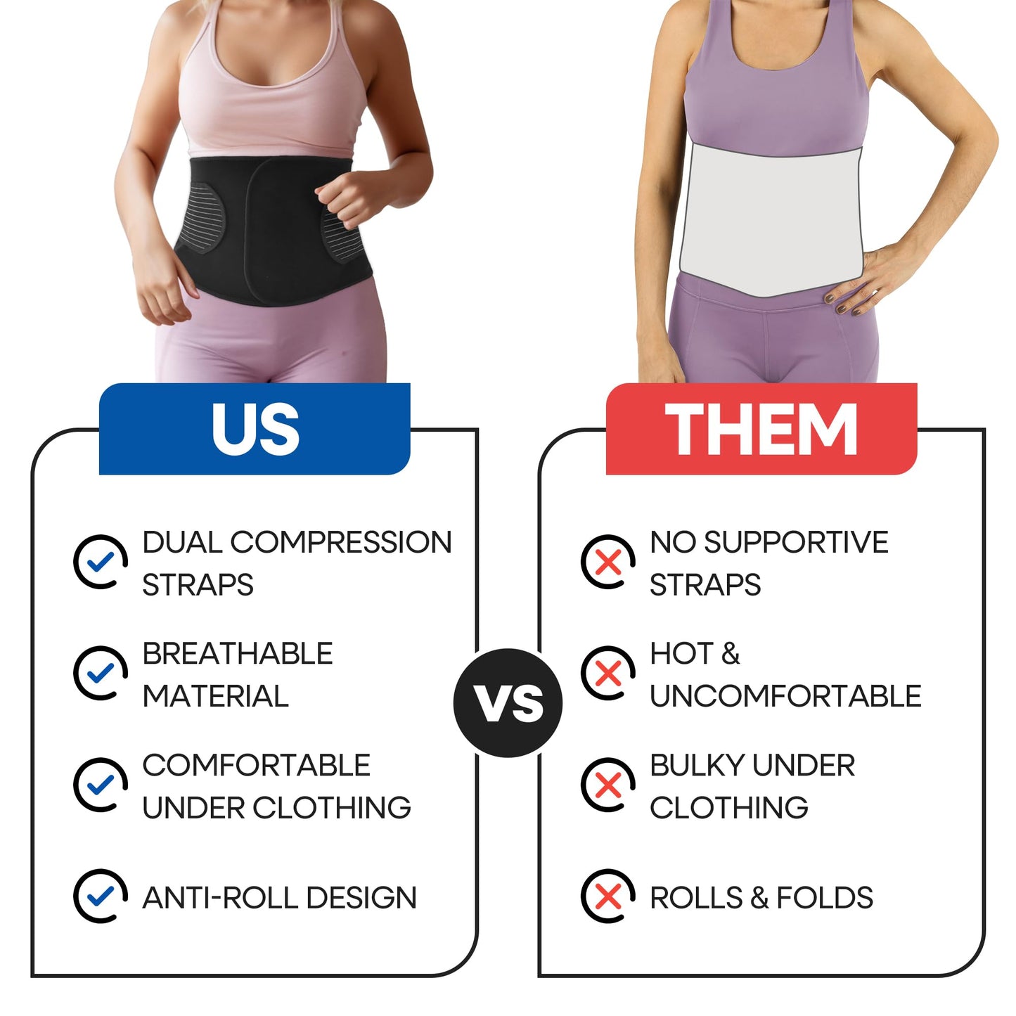 Plus Size Hernia Belt for Men & Women | Post Surgery Abdominal Binder Postpartum Belly Band Belly Wrap | Hysterectomy, Umbilical Inguinal Hernia | Belly Binder & Tummy Tuck | Fajas Para Hombres (XXXL)