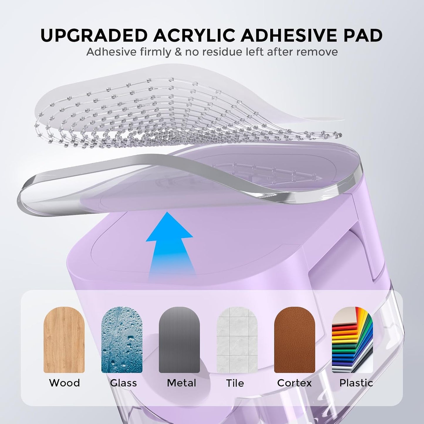 AHASTYLE 6 Pack [1s Magnetic Cable Organizer Lock] Cord Holders Clips Strong Adhesive Cord Keeper [Smooth Adjustable]