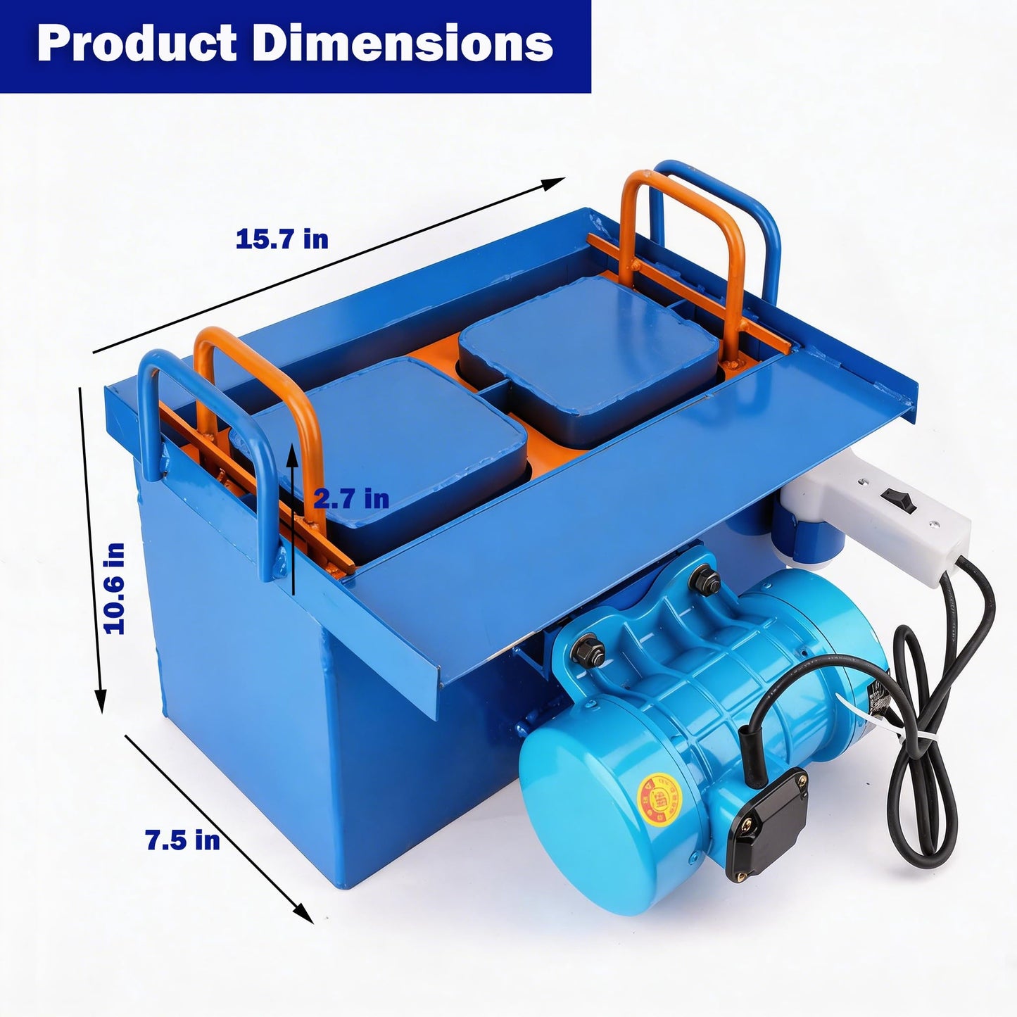 Brick Making Machine,110V Manual Hollow Soil Block Brick Forming Machine H1 Brick Molds for Concrete