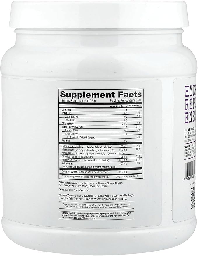 Project #1 Electrolyte Drink Mix: Sustained Hydration for Fitness with Potassium [90 Servings] (Berry) | Best Electrolytes Powder | Hydrate Electrolyte Drink Powder | Hydration Powder