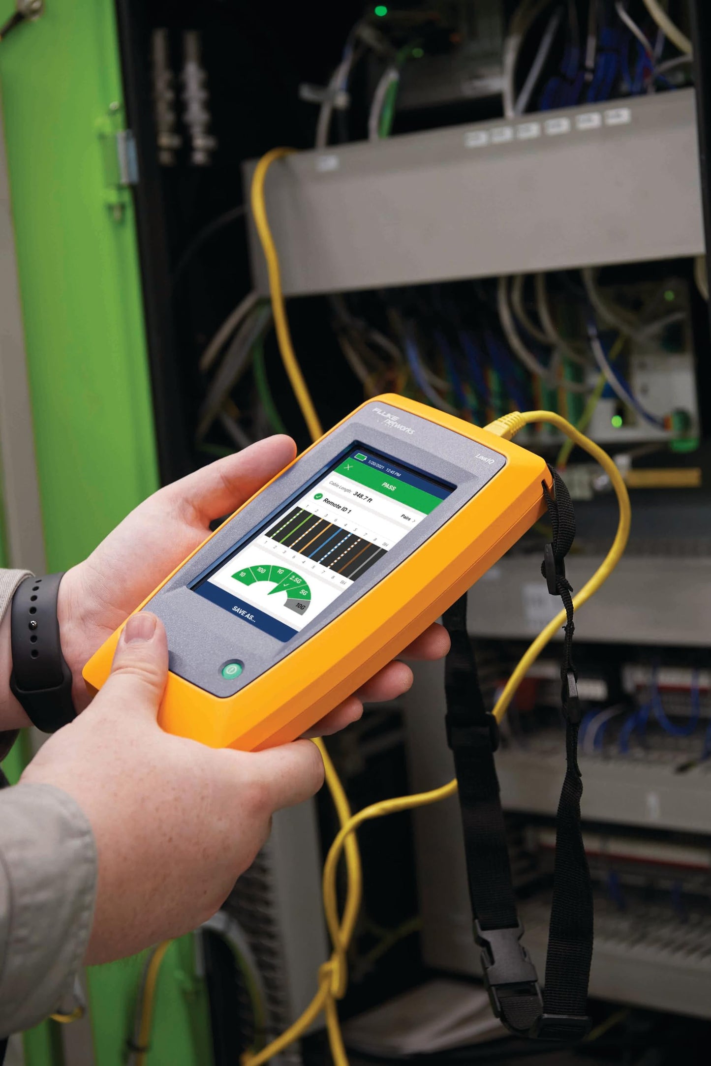 Fluke Networks LIQ-100 LinkIQ Cable + Network Tester