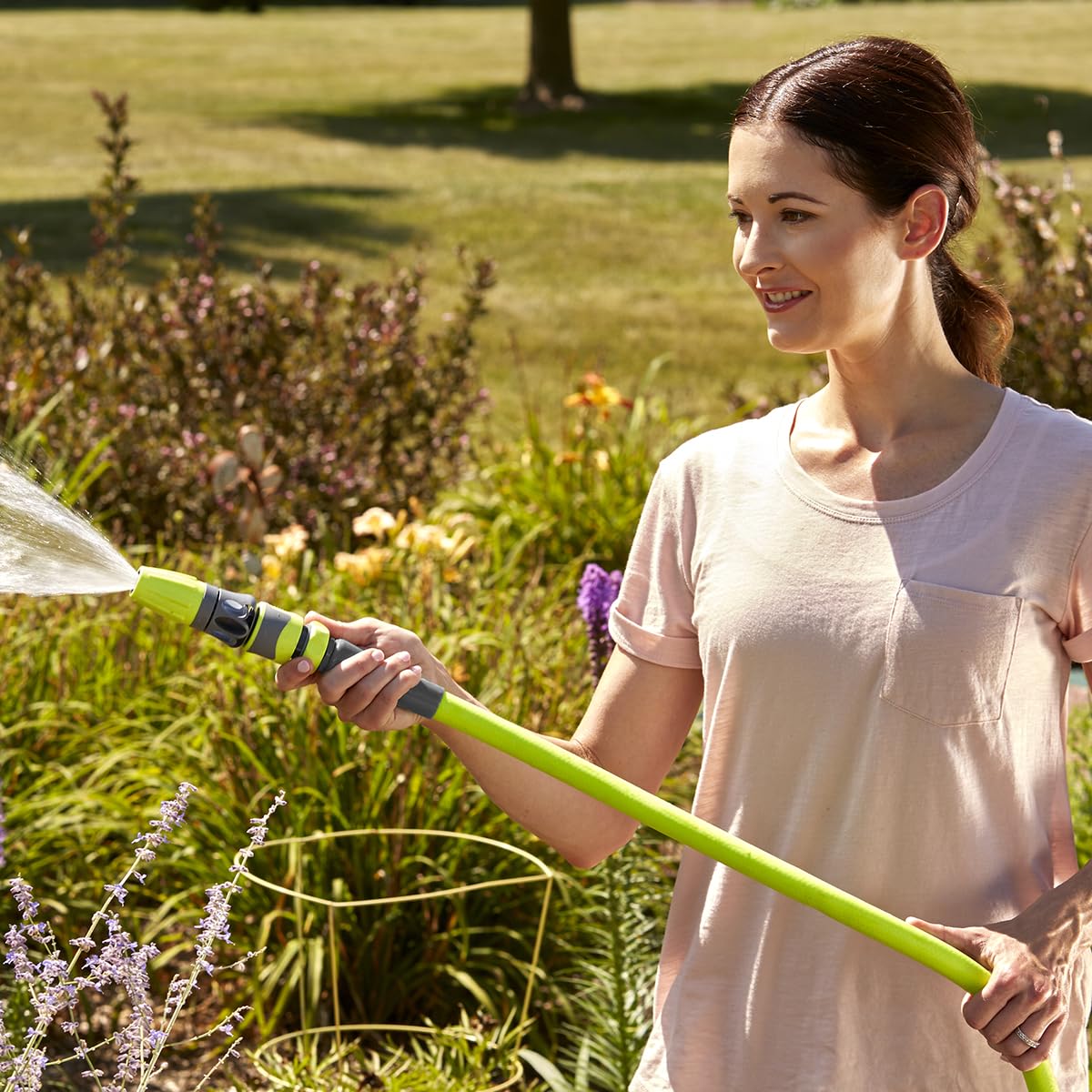 Flexzilla Garden Hose 5/8 in. x 50 ft., Lightweight All-Weather Water Hose, Durable and Flexible, Leak-Free Connections