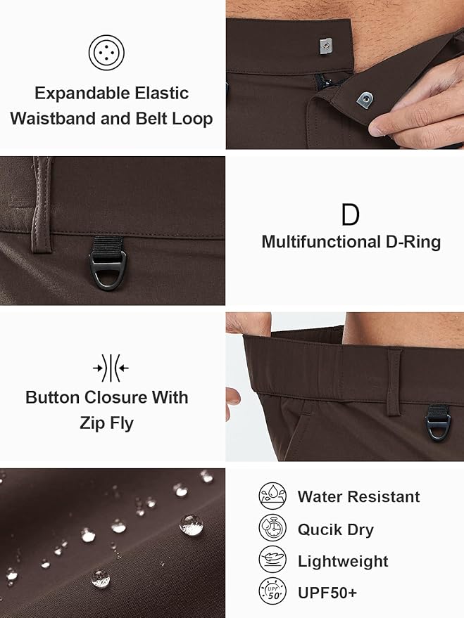 NORTHYARD Men's Cargo Hiking Shorts 9" Lightweight Outdoor Tactical Work Camping Sport Golf Casual Travel Fishing Multipocket