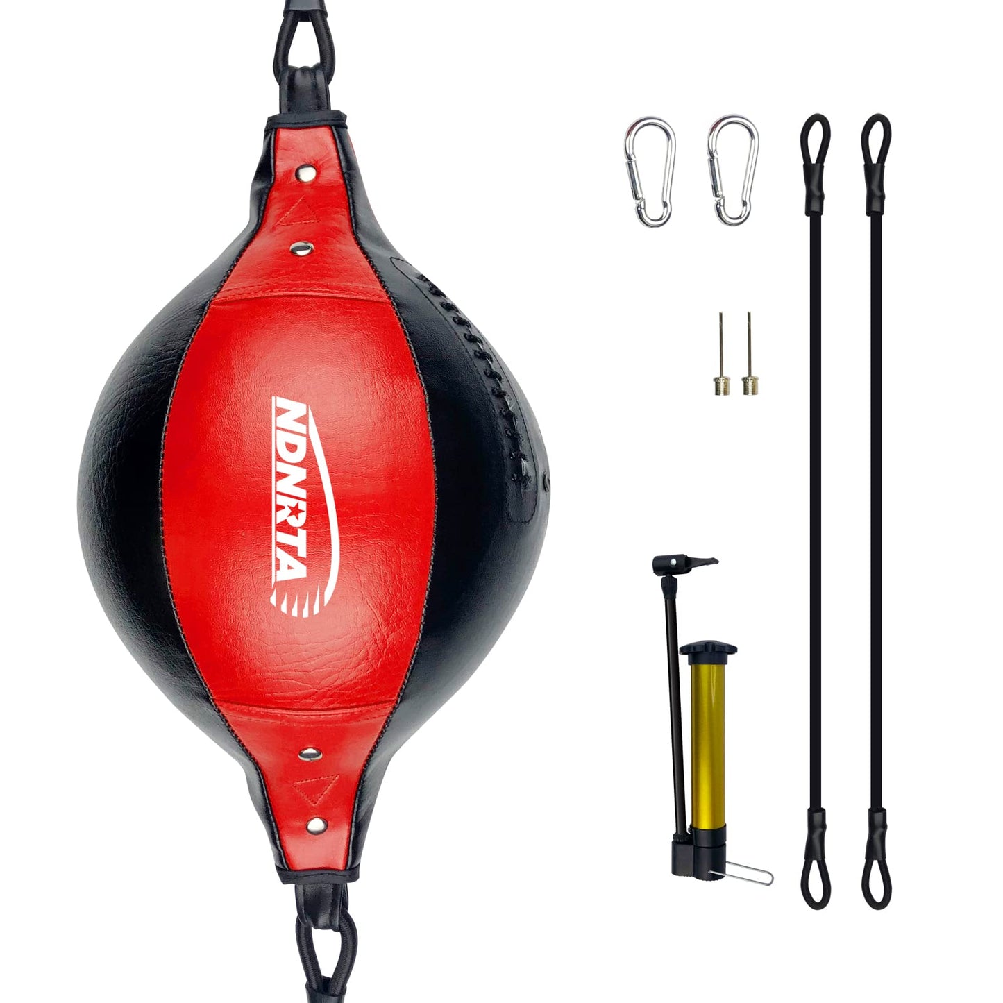 NDNRTA Double End Bag, (Classic Style Upgraded),Improve Reaction Speed, Boxing Equipment, Durable, Double End Punching Bags, Punching Bag, Home Gym, Floor to Ceiling, for Boxing