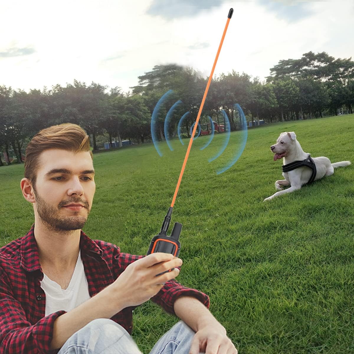 Roniware 15 inch 100 200 200i 220 320 430, Extended Long Range Flexible Receiver Orange Antenna Upgrade Whip Antenna