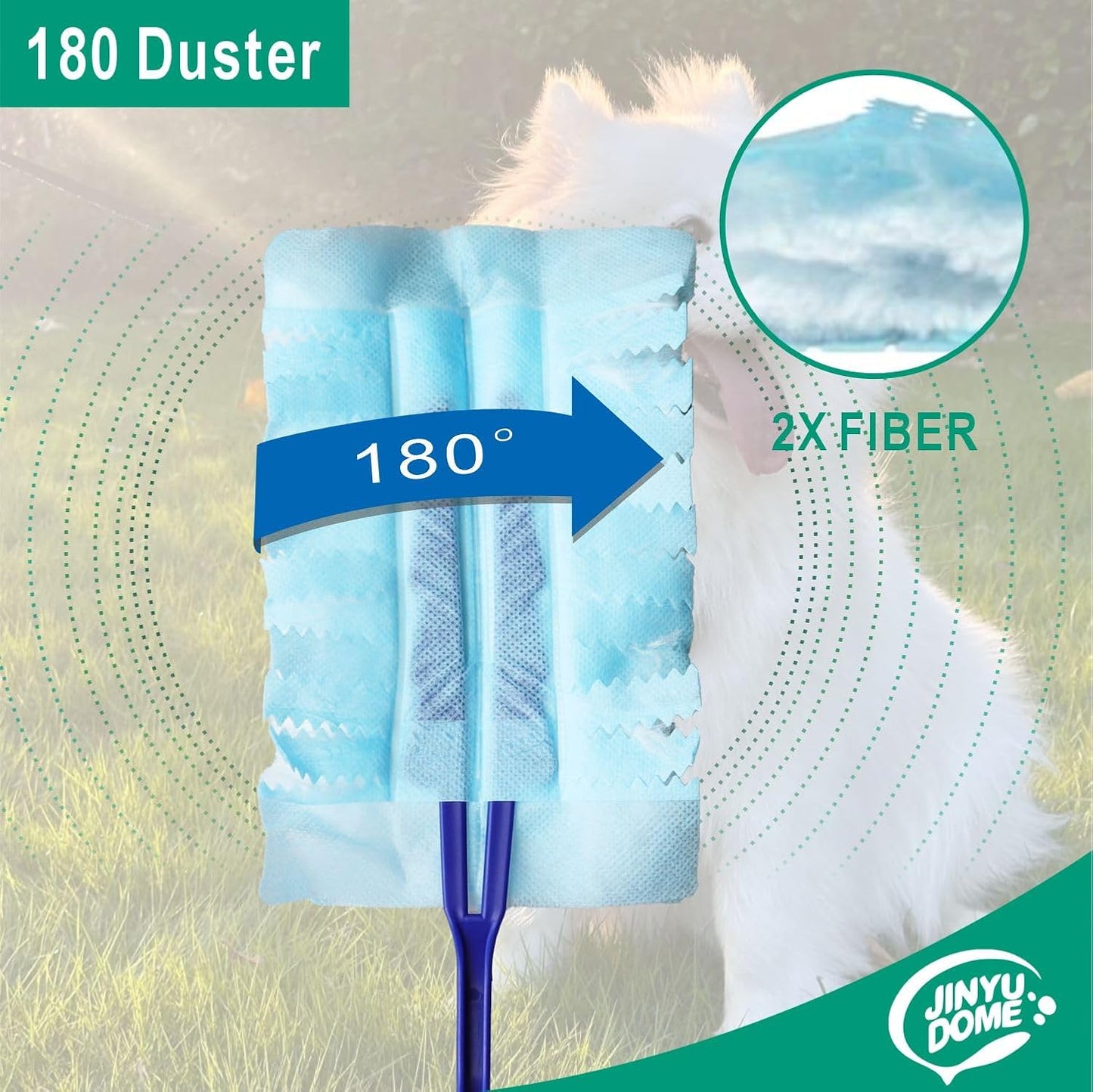 Skiennix Disposable Duster Refills - Heavy Duty Cleaning Dusters | 30 Unscented Hand Duster Refills