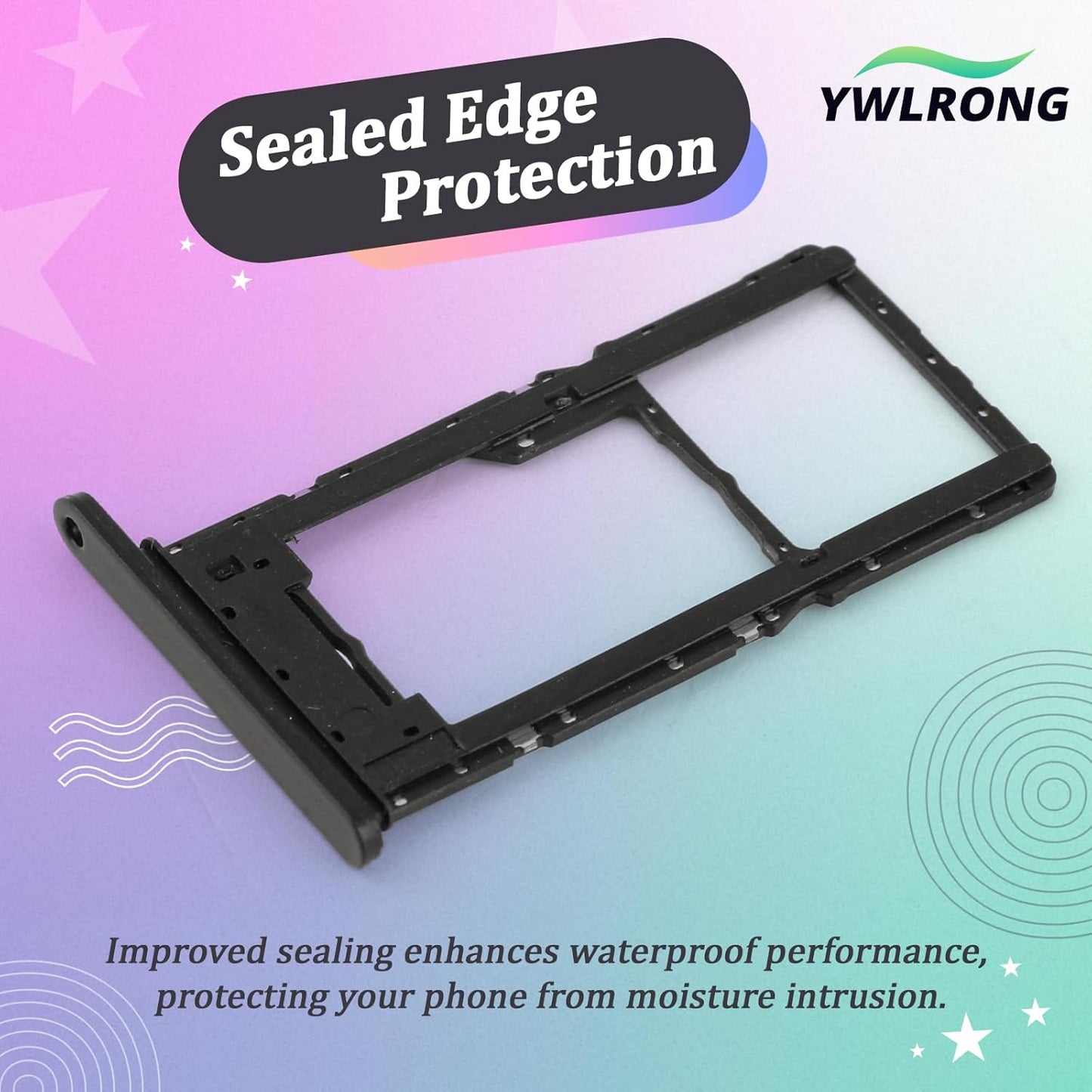 2PCS A14 5G A14 5G SM-A146U A146U1 S146VL SIM Card Tray for Samsung Galaxy SIM Card Slot Holder Replacement for Samsung