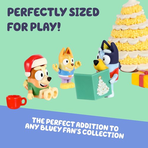Bluey Advent Calendar | 24 Days of Surprises for Kids | Includes Toys, Stickers & Mini Christmas Tree