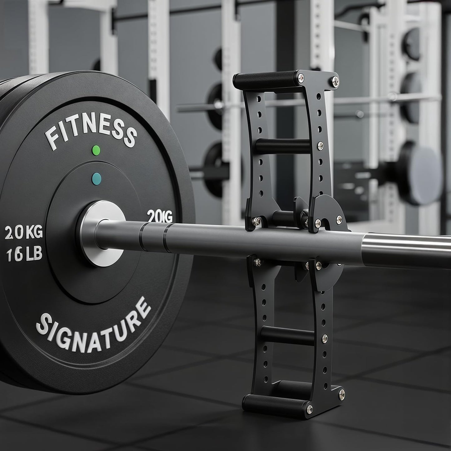 Multi Functional Strength Exercise,Heavy-Duty Deadlift Jack with Wide Paddle Handle, Multi-Grip Attachment & Flat Grip - Ideal for Torso Training Rows & Strength Training