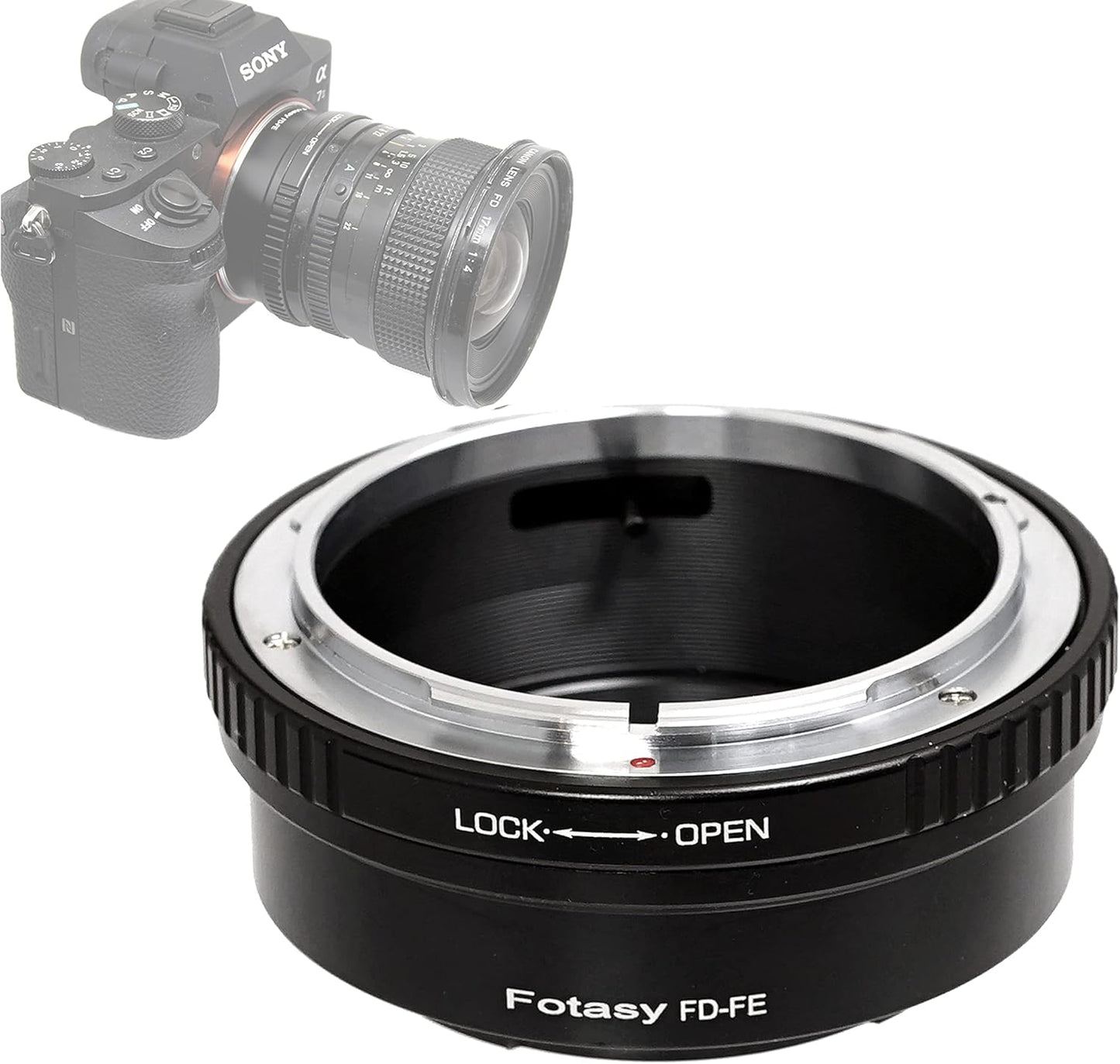 Fotasy a7 a7R a7s a9 a7c 1 a6600 a6500 a6400 a6300 a6100 a6000 a5100 a5000 a3500 ZV-E10 Cannon FD Lens to E Mount