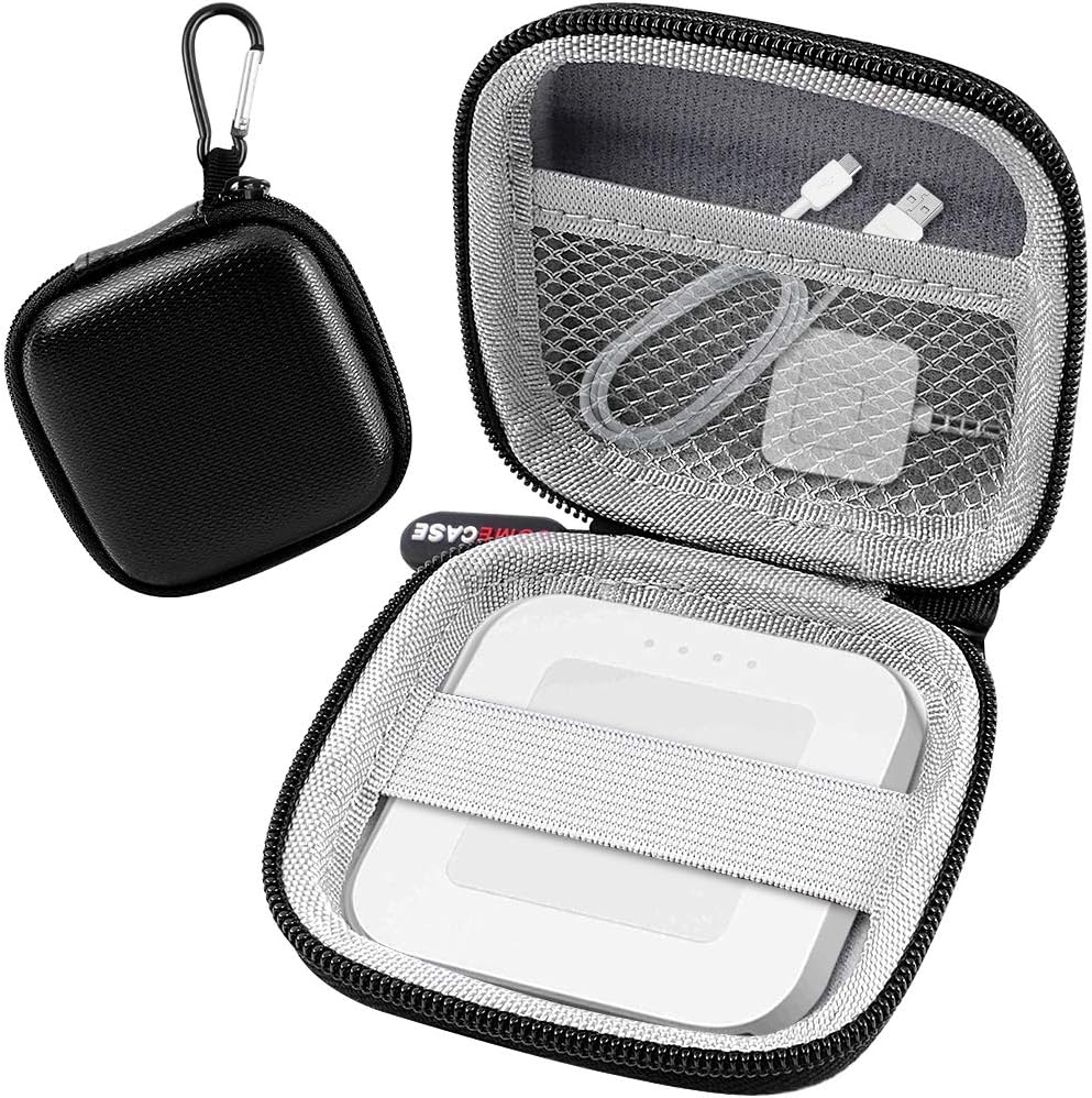 Comecase A-SKU-0485 Chip Card Reader Scanner Case, Hard Carrying Bag Holder Fits Square Contactless Reader with USB