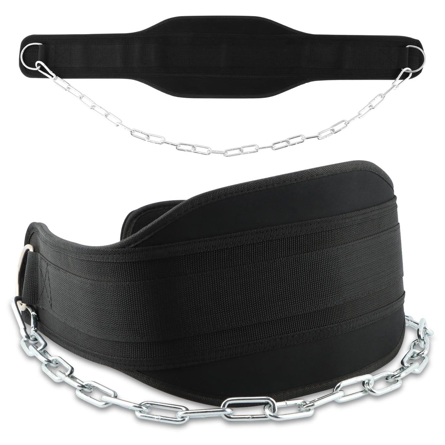 Dip Belt for Weightlifting,Weighted Pull Ups Belt with Chain,Weightlifting Belts for Men Women,Gym Workout Waist DipBelt for Weight Lifting,Squat,Training,Fitness Weight Belts