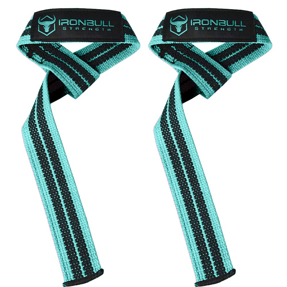 Lifting Wrist Straps for Weightlifting (1 Pair) – Padded Lifting Straps for Deadlifts, Powerlifting, Strength Training & Bodybuilding – Gym Straps for Men & Women (Mint - No Padding)