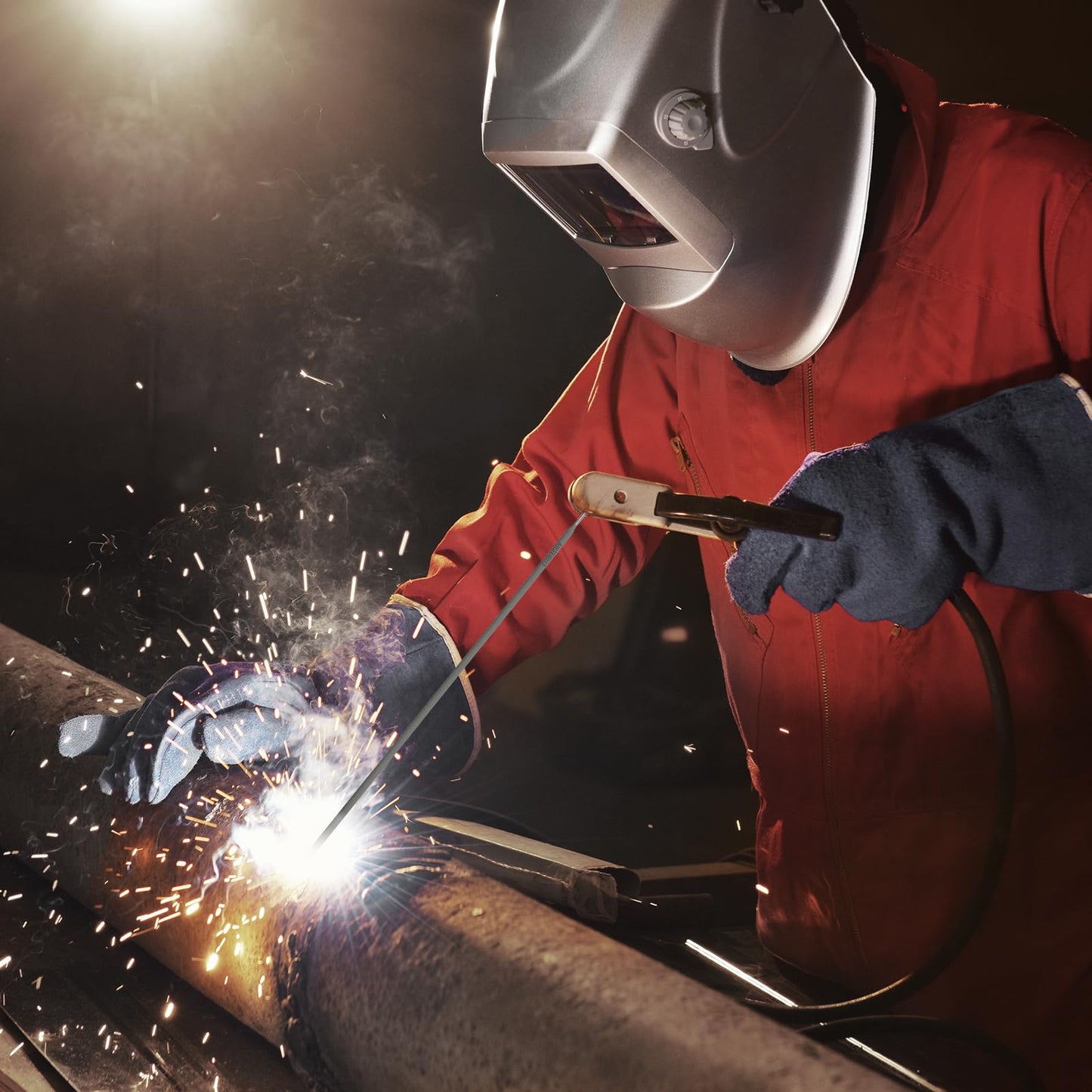 ARCCAPTAIN 140A Handheld Welder with E6013 Welding Rod 3/32" 5LB