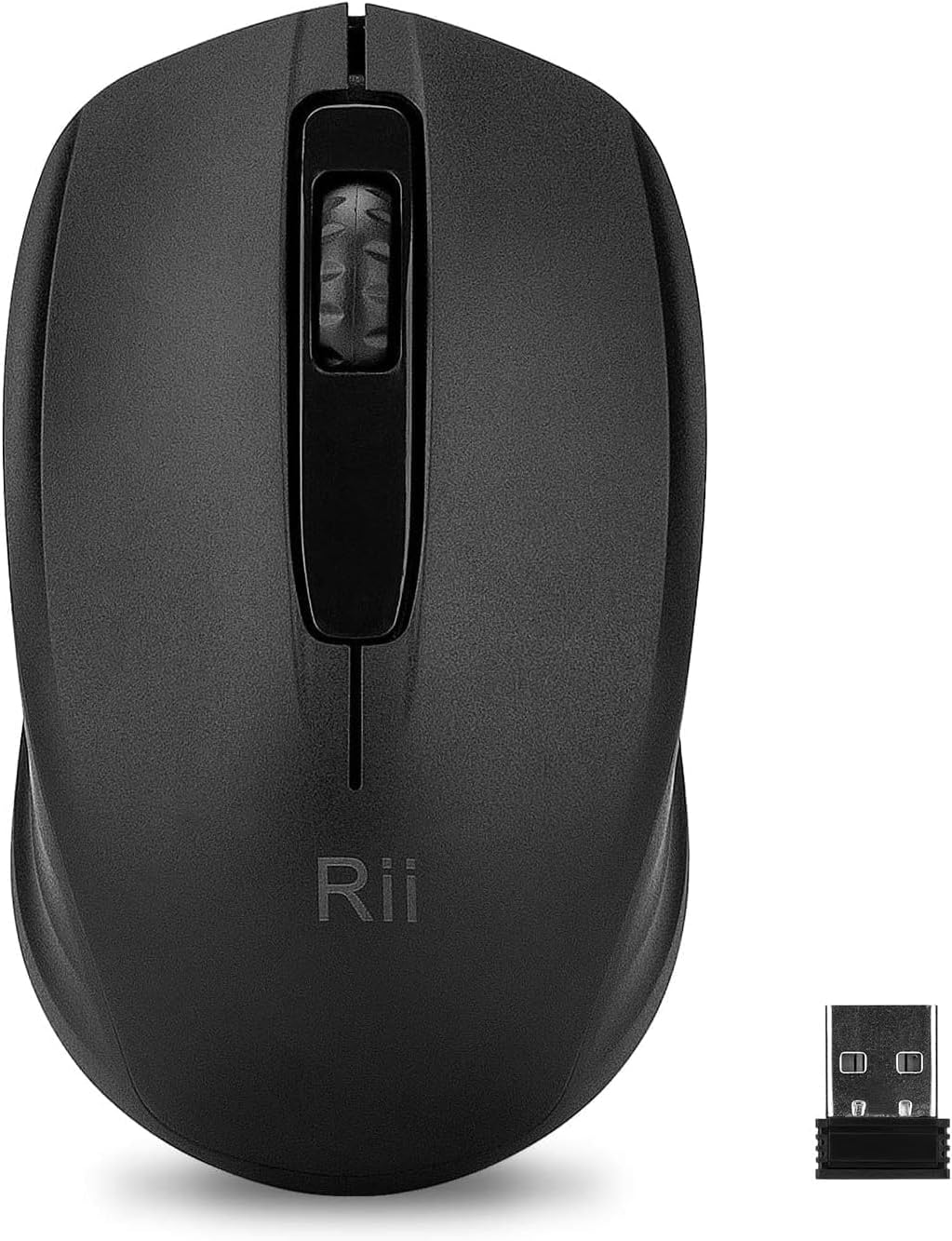 Rii Mouse,2.4G Wireless Noiseless Portable Computer Mice for PC, Laptop, Windows,Office Included Wireless USB dongle