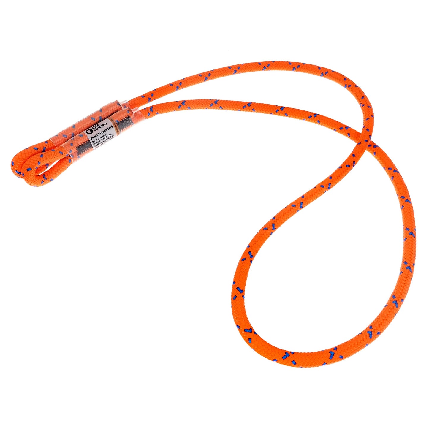 GM CLIMBING 8mm (5/16") Prusik Sewn Eye-to-Eye Pre-Sewn 45 inch