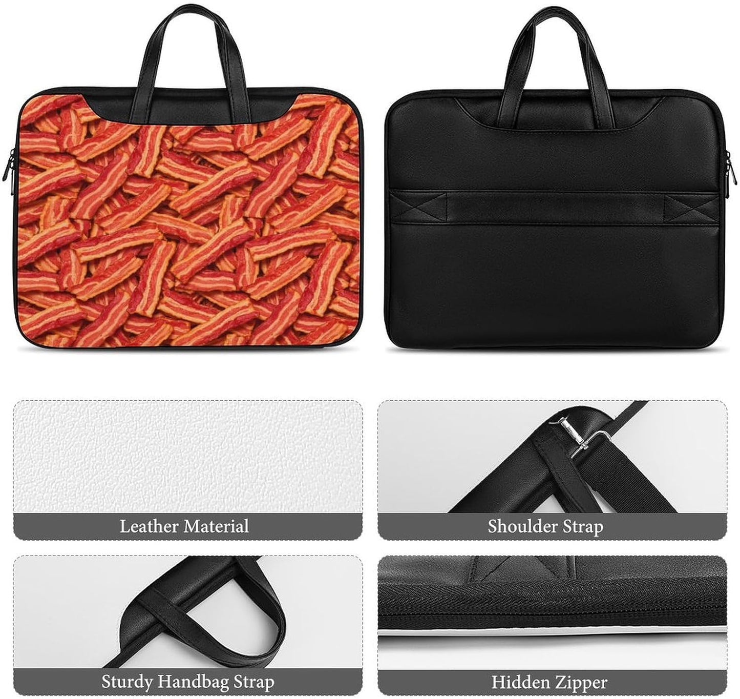 SEBNATAL Fashion Laptop Bags for Adult, Waterproof Computer Bag, Work Shoulder Bag for Business Accessories