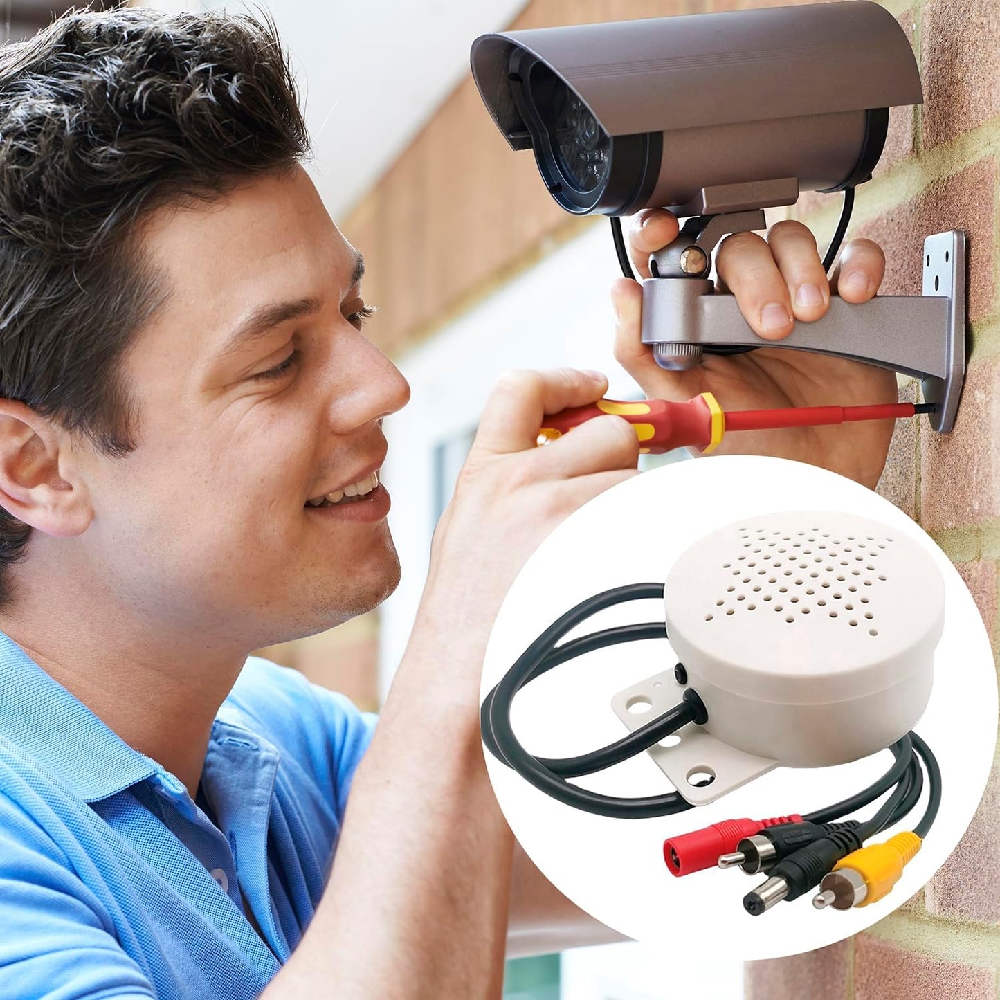 Vanxse Audio-receivers and Video-receivers Mini Amplifier Microphone and Speaker High Sensitive Two Way Audio