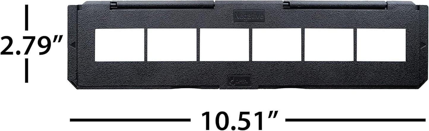 Magnasonic 35mm 6 Set 3 (NT01) Long Tray Negative Film Holder for Compatible Film Scanners, Holds Negative Frames