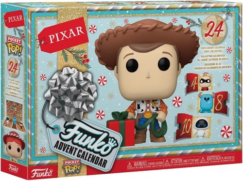 Funko Pop! Advent Calendar - Pixar Collectible Vinyl Mini Figures | 24 Days of Surprises - Perfect Holiday Gift