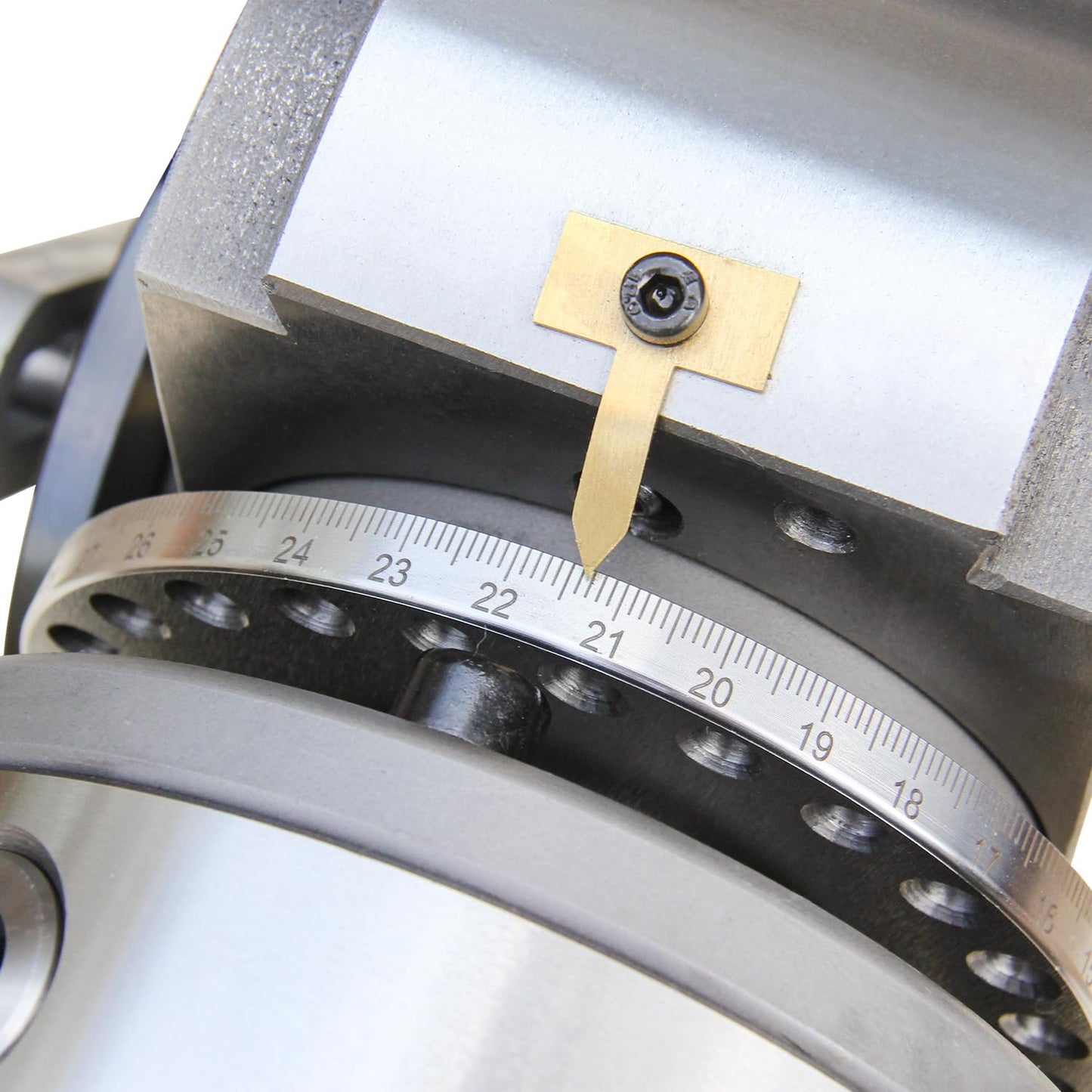 KAKA INDUSTRIAL Dividing Head 5 inch 3-Jaw Chuck, MT2 Tailstock and Dividing Plates | Milling Machine Indexing Attachment for Precision Gear Cutting BS-0