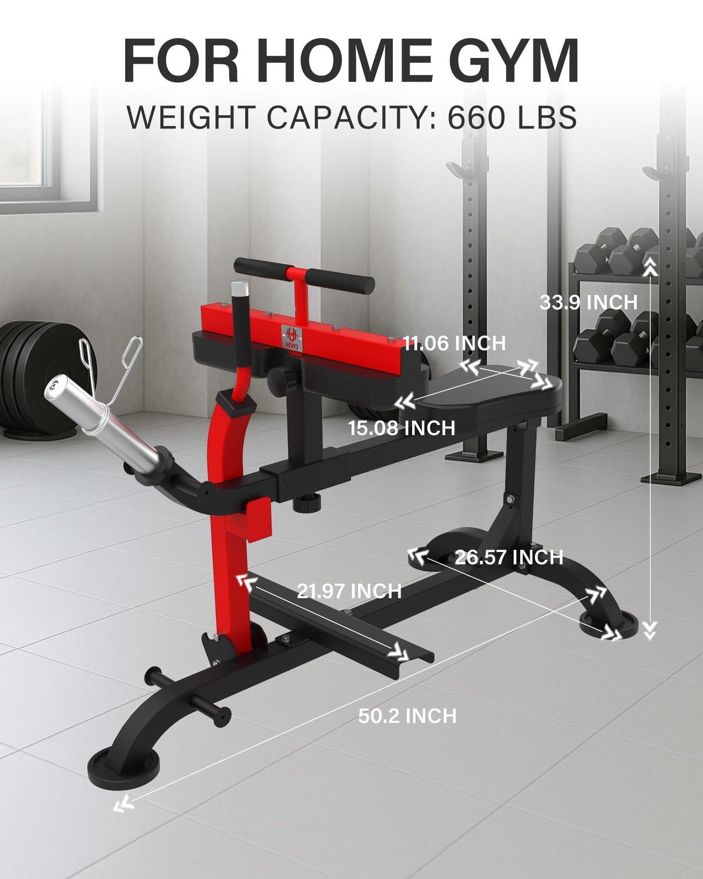 HVO Seated Calf Raise Machine: Calf Machine Home Gym Calf Workout Machine Exercise Equipment