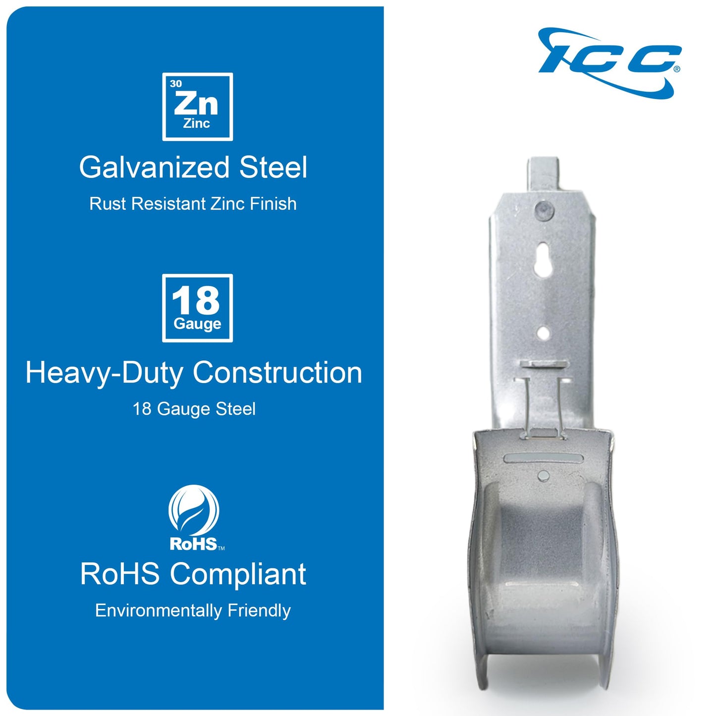 ICC J-Hook in 25 Pack (Beam Clamp, 4 in)