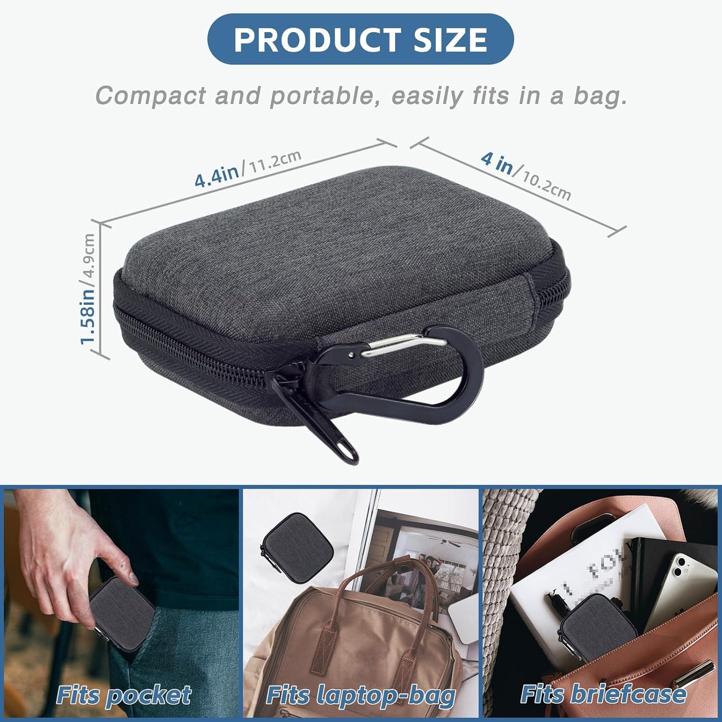 EVGRDCS Case for Anker soundcore Work AI Voice Recorder (Case Only)
