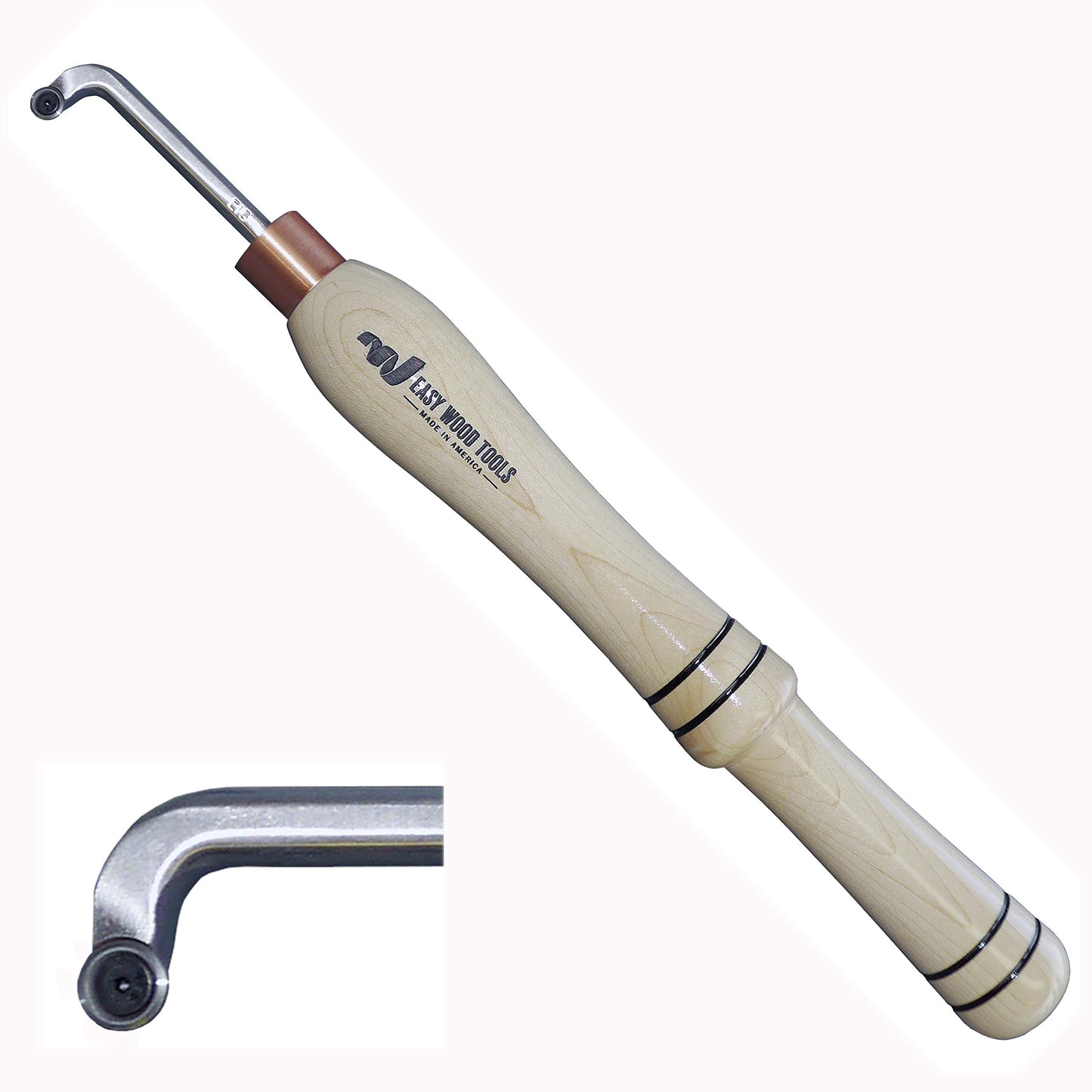 Easy Wood Tools #3 90 Degree Mini Hollower (6503) Equipped with Ci5-NR Negative Rake Carbide Cutter