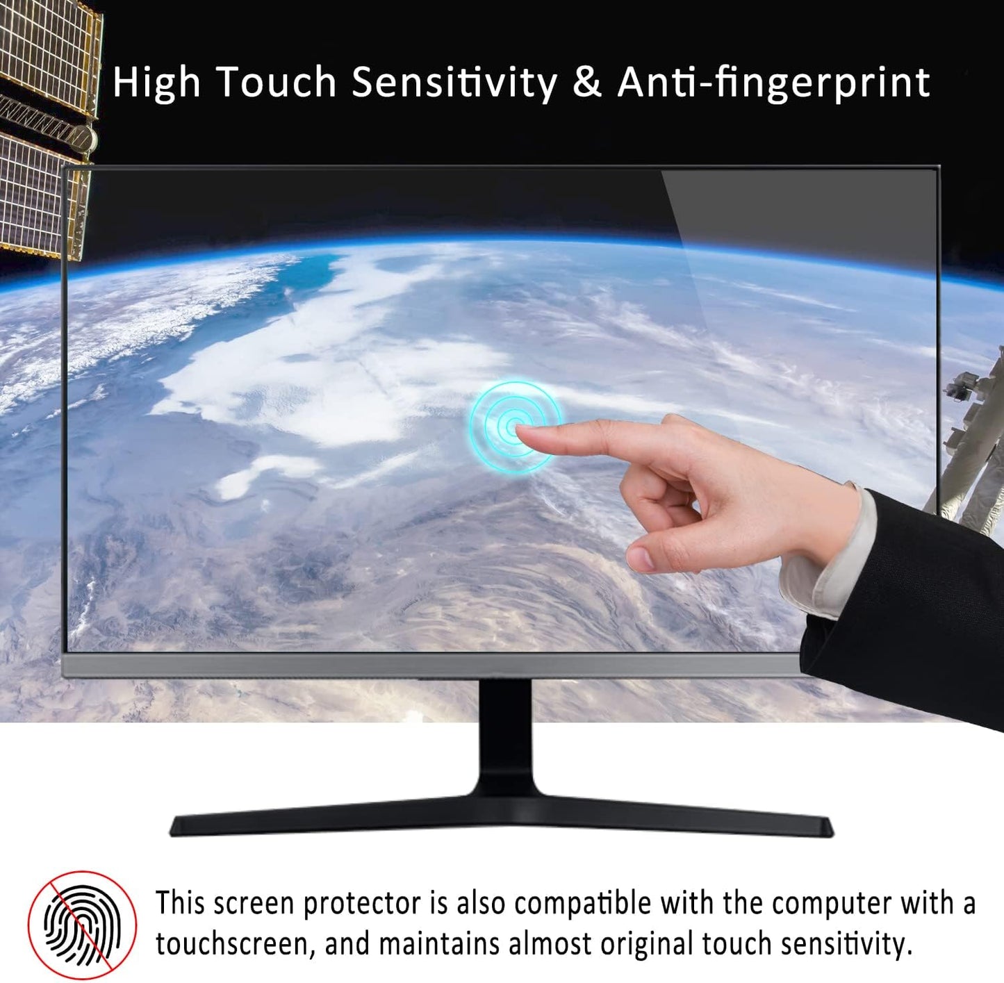 2 Pack 24" 24" 16:9 (20.9" 11.8" Anti Glare Matte Screen Protector