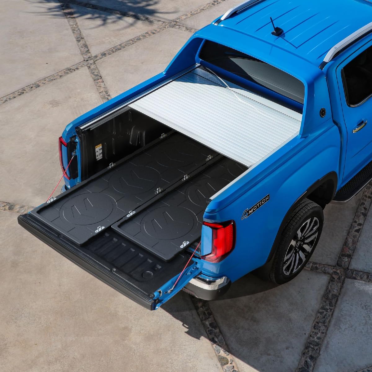 LECARDIO Heavy Duty Slide-Out Truck Bed Cargo Tray,Pull-Out Storage Organizer for Pickup Trucks,Fits 5'5" Beds & Longer