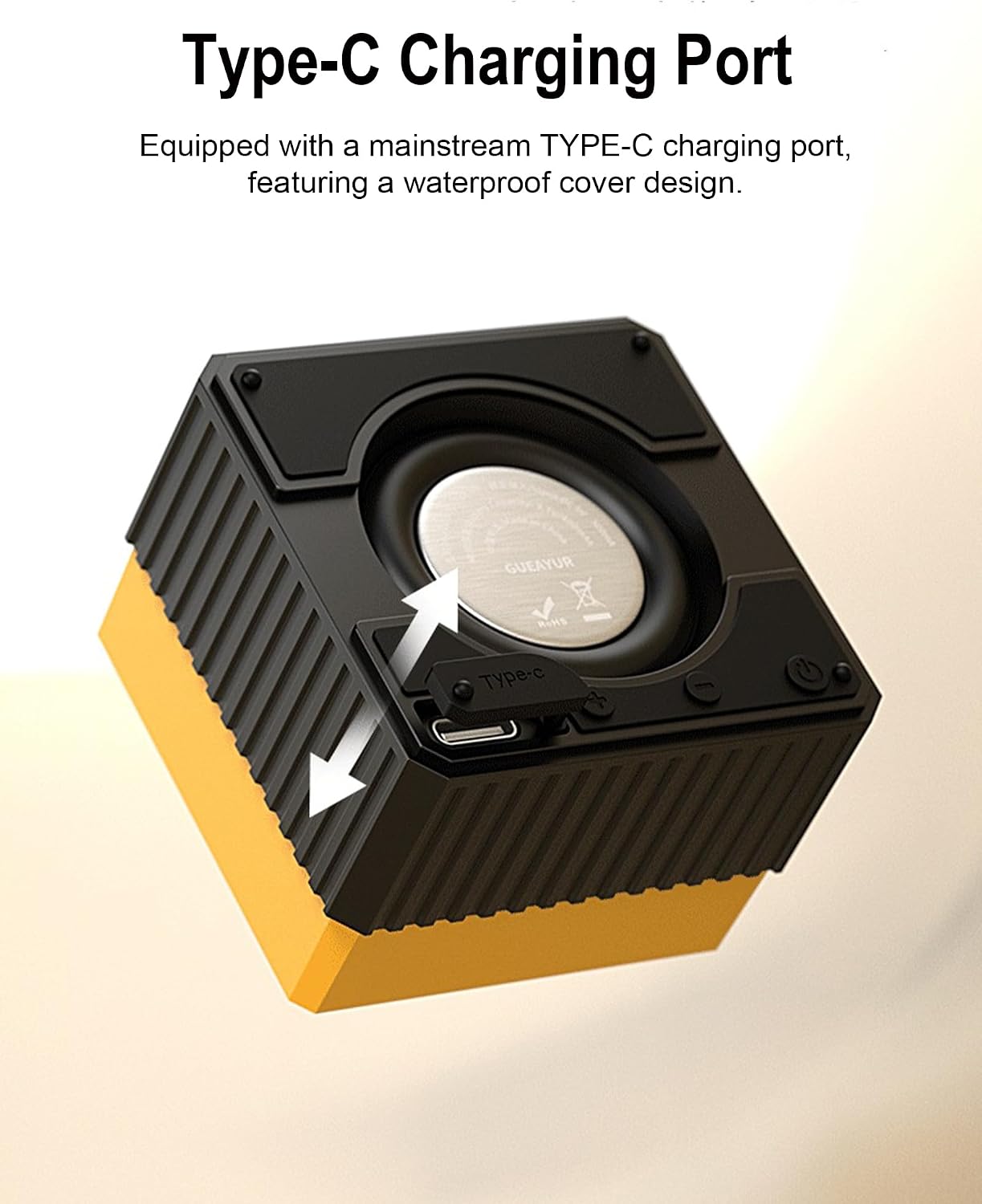 AYJBKL IPX6 24H 5.3, Portable Bluetooth Speakers, Waterproof Wireless Outdoor Small Speaker with Playtime, HD Stereo