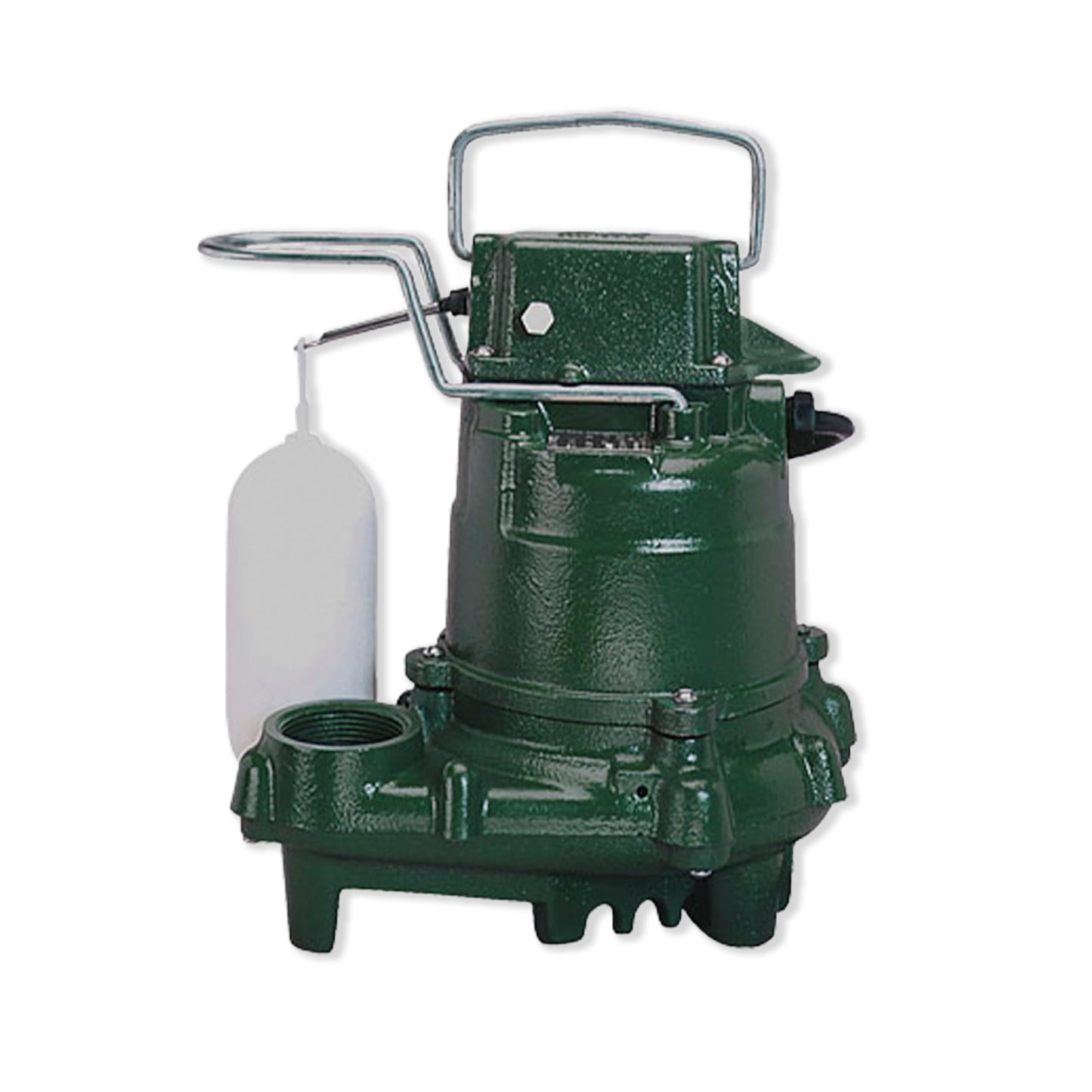 Zoeller M57 Mighty-Mate Submersible Sump Pump - 3/10 HP Cast Iron - 9′ Cord — Vertical Float - 1.5″ Discharge - Factory-Tested - Basement Sump Pump - 115V