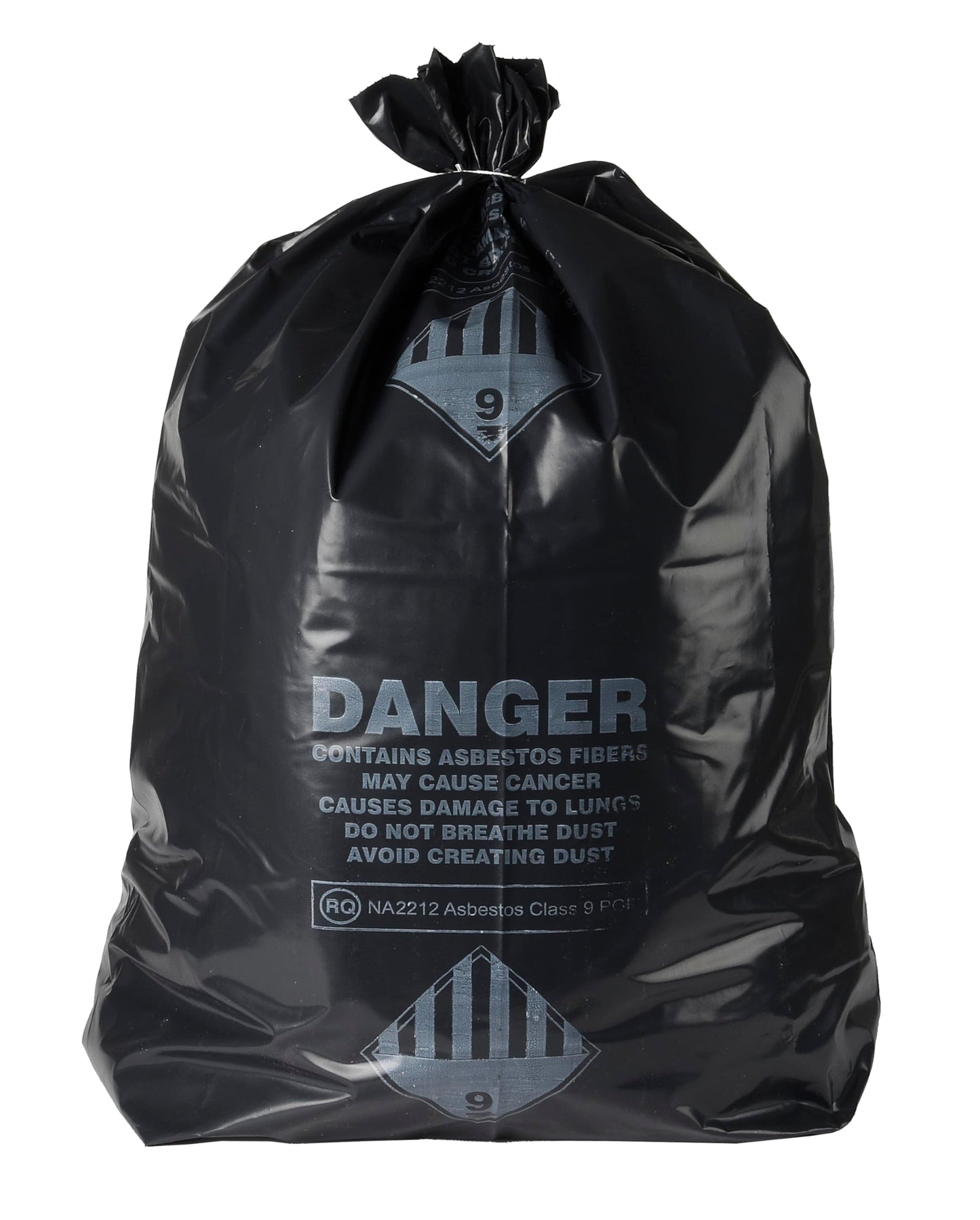 Ultrasac 33 Gallon 6 MIL Large Black Heavy Duty Garbage Bags - 30" x 40" - Pack of 32 - For Contractor, Industrial, Healthcare, & Municipal
