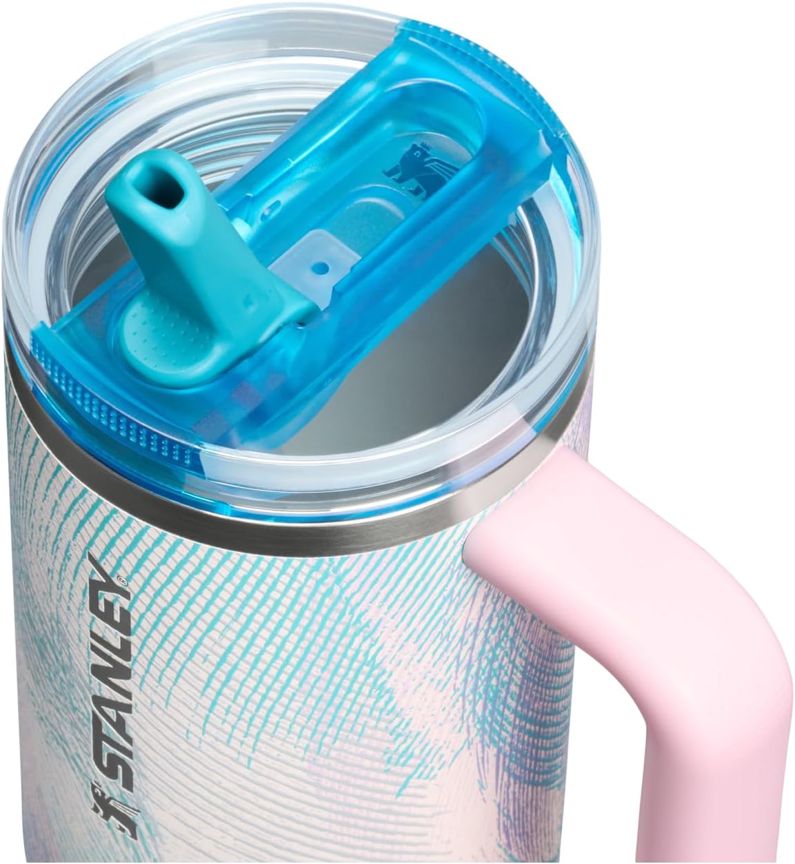 STANLEY Quencher ProTour 30 oz Tumbler - Leakproof Lid, Built-In Straw & Handle | Insulated Stainless Steel | BPA-Free | Sea Glass Plume