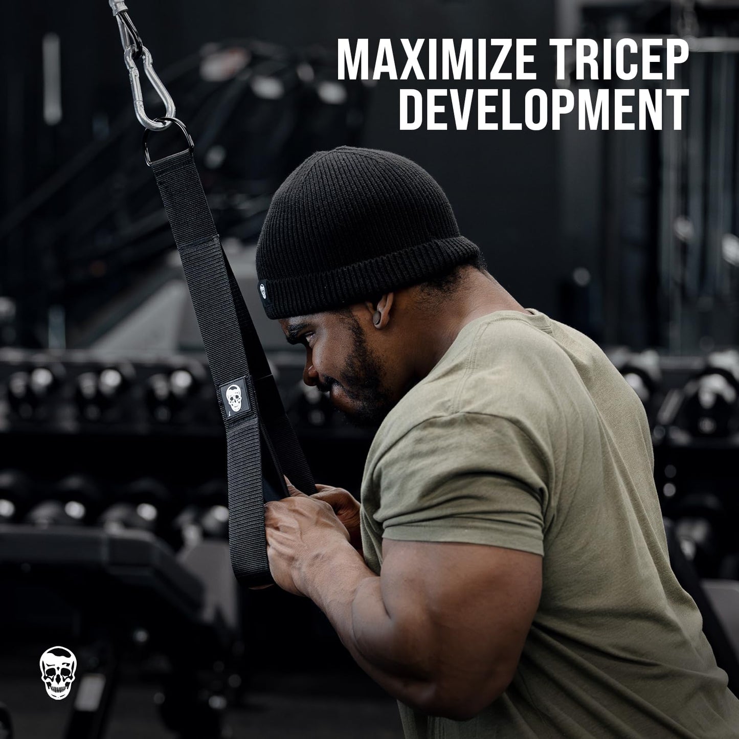 Gymreapers Tricep Rope Cable Attachment - Multi-Workout Tricep pull down Cable attachment - Perfect gym cable machine attachment