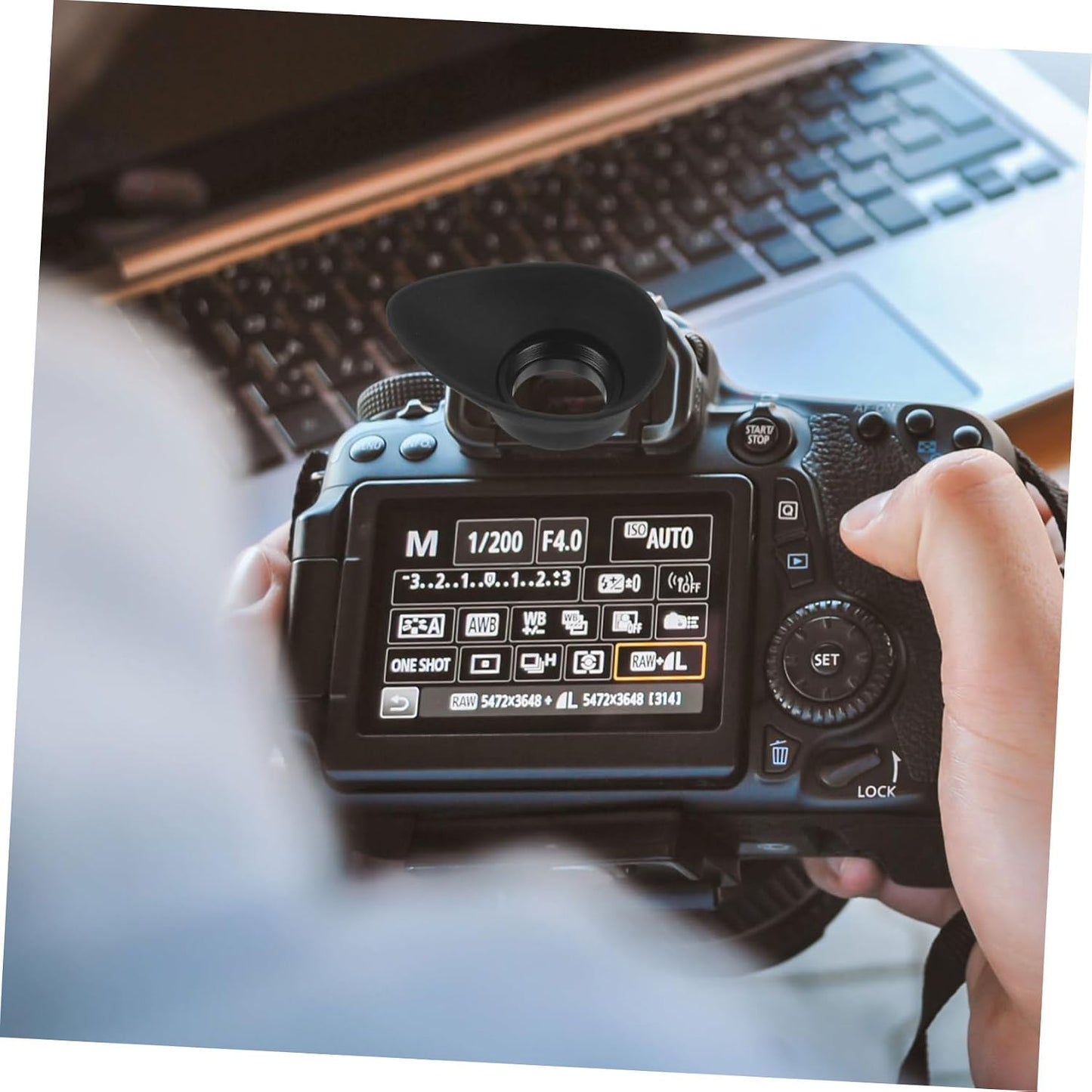 Durable Replacement Viewfinder Eyecup for Cameras - Easy Installation