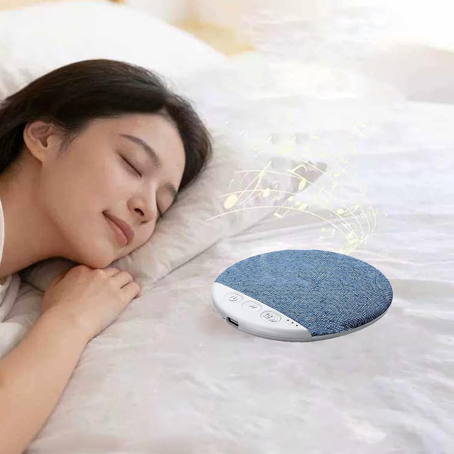 Generic 9.6x1.2cm, Pillow Speaker, Extended Battery Life, Side Sleeper Pillow Speaker, Sleep Meditation Audio Device
