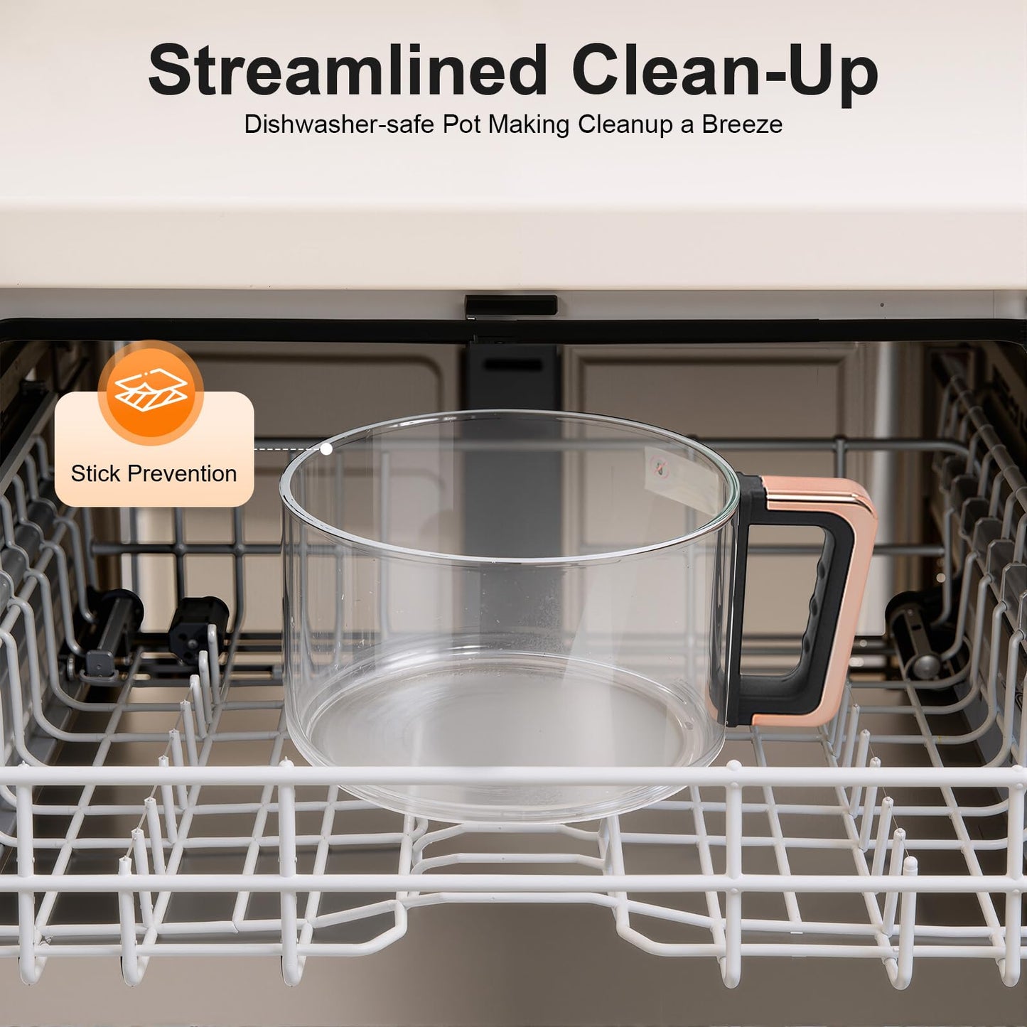 360° Viewable Air Fryer, 4.44 Qt Transparent Glass Air Fryer with 8 Preset Modes, 1200W Adjustable Temp 176°F-392°F Cooker with Digital Display for Home Kitchens & Restaurants