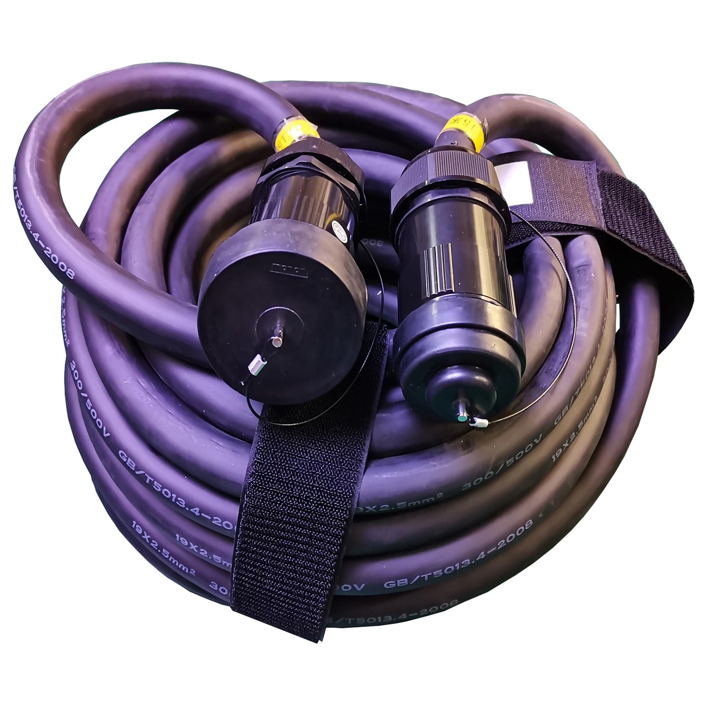 JUNMAN 19pin Socapex Extension Power Cable 50ft 15meters 13AWG 1pc Pack