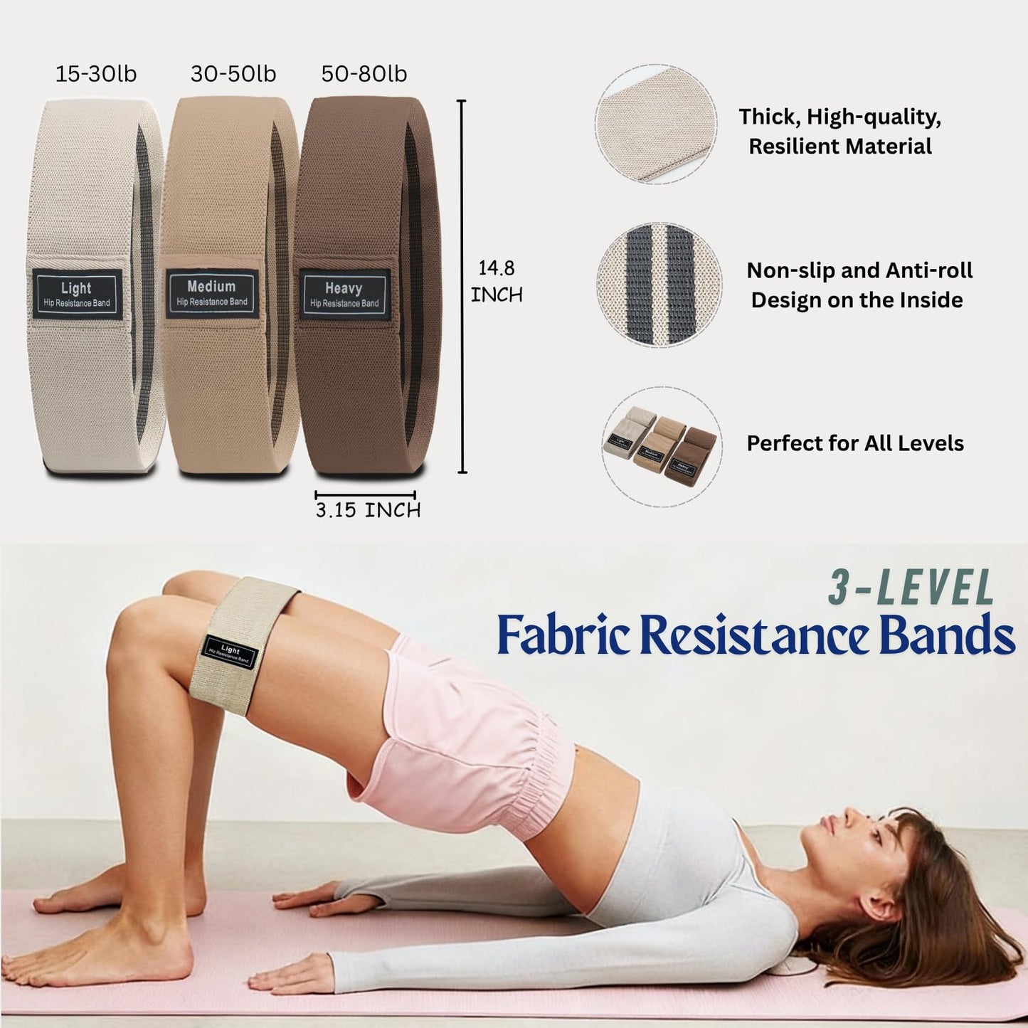 Awakique Pilates Kit, Home Pilates Kit with Pilates Ring and Ball Set, 14-Piece Full Body Pilates Workout Set with Resistance Bands, Sliders, Ankle Weights & Grip Socks for Home Workouts