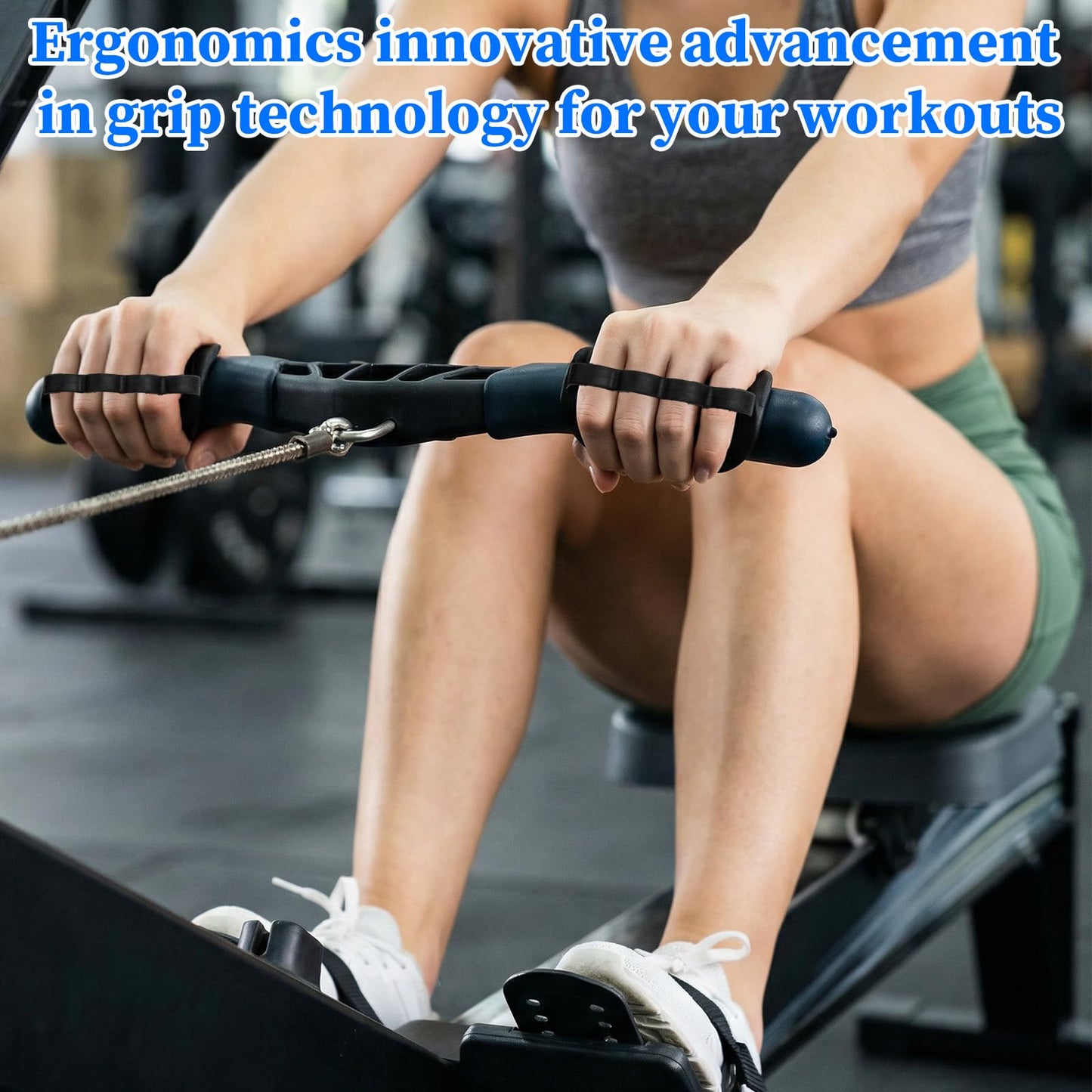Elegaperma 4pcs Weight Grip, Workout Grips, Rubber Gym Grip, Anti-Slip Weightlifting Grips for Women & Men Gym Training and Exercise, Weight Lifting