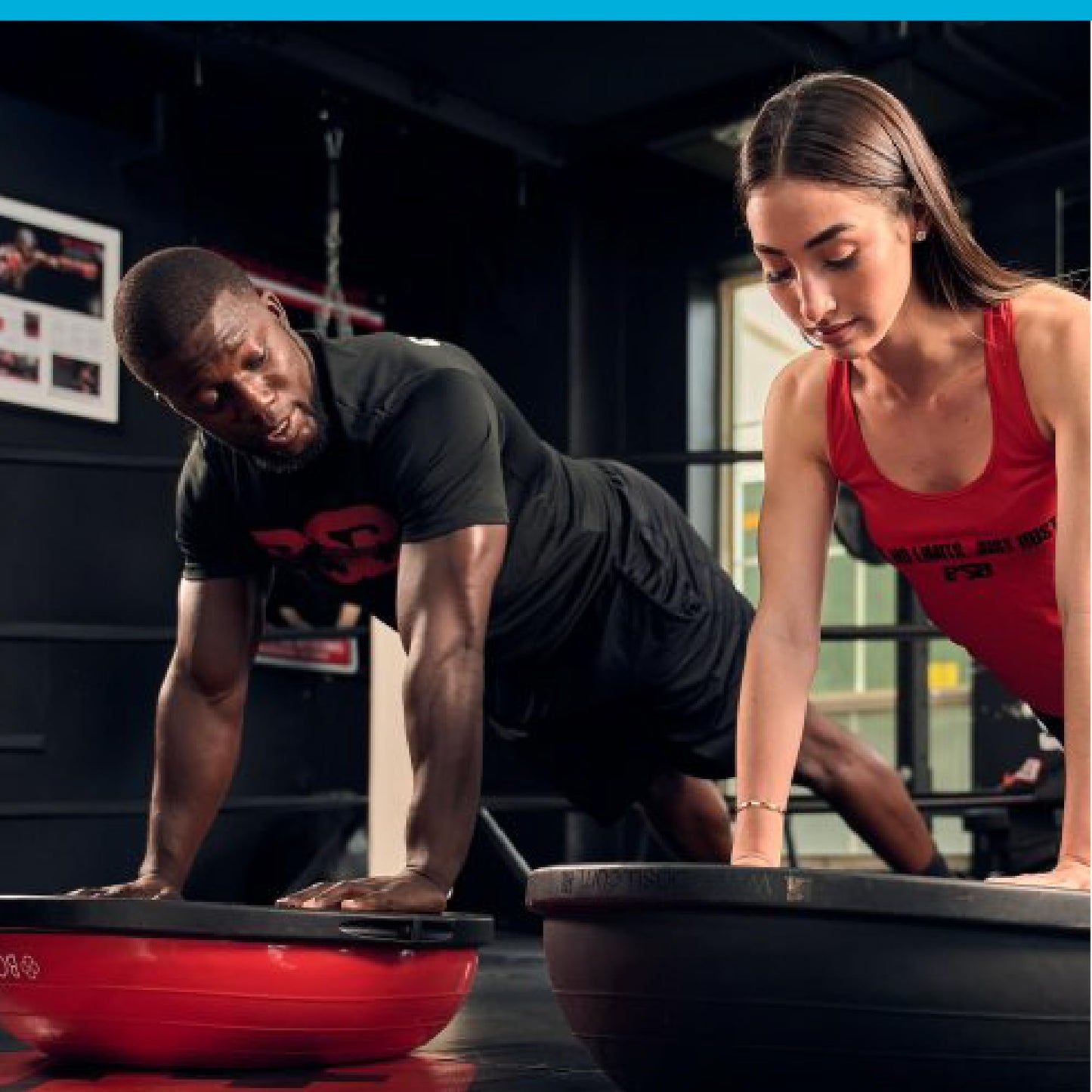 BOSU Balance Trainer, Half-Ball Training Equipment, 65 cm Diameter, 350 lb Capacity - Burst-Resistant Stability Exercise Tool w/ Non-Slip Base, Includes Hand Pump, Commercial-Grade