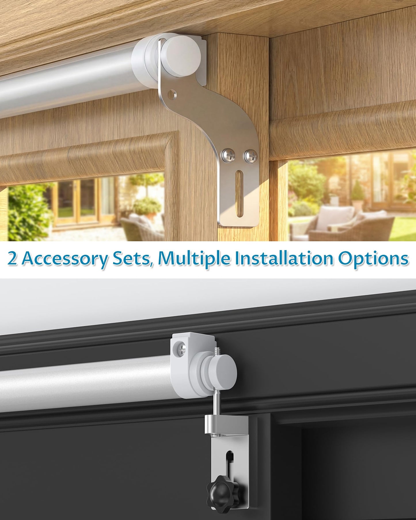 Onemake Heavy Duty Sliding Door Closer for 5–8 FT Doors, Automatic Slideback Soft-Close System with 2 Mounting Kits, Adjustable Closing Speed, Quiet & Easy Install for Patio & Balcony