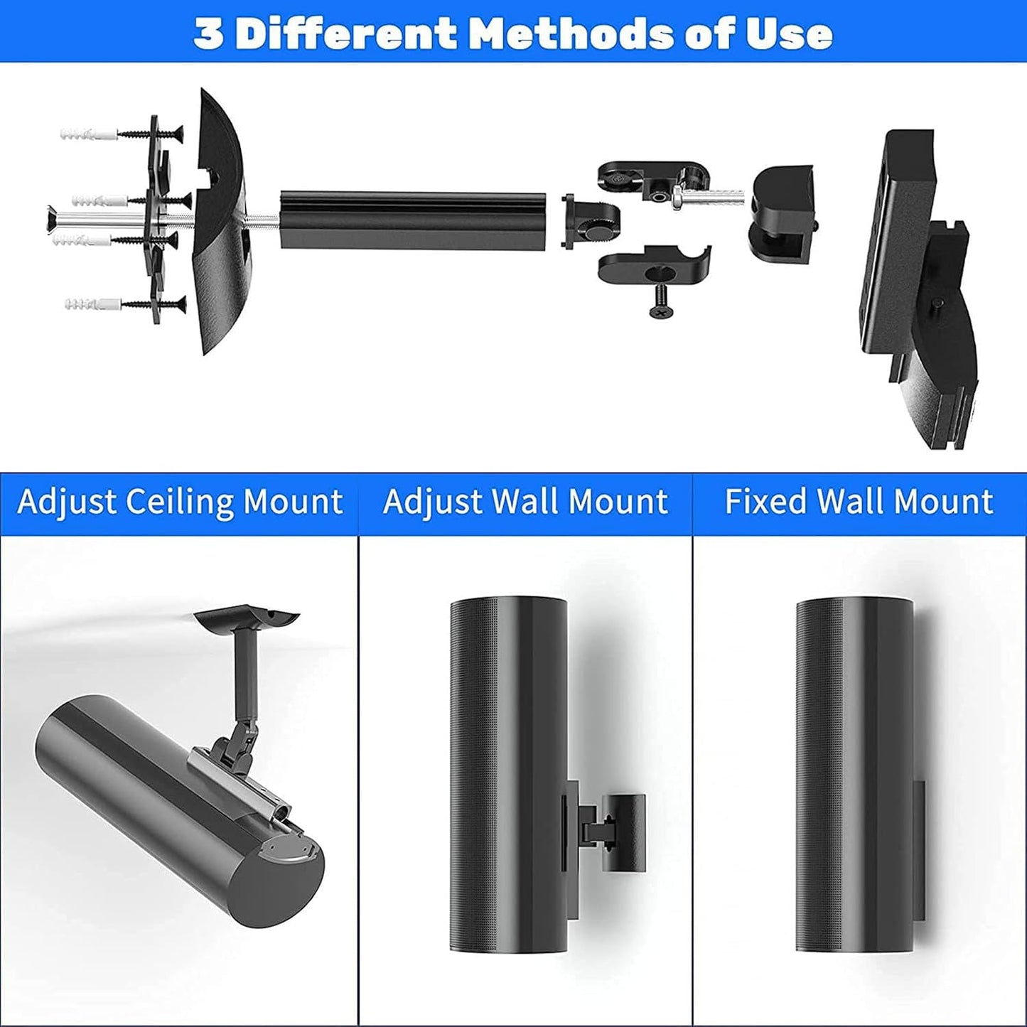 SZZCNOX 20/BQ 30/BQ 60/BQ 65 TS30 TS20 TS60 30 lbs Soundbar Wall Mount Bracket for Harman Kardon HKTS SATS Satellite