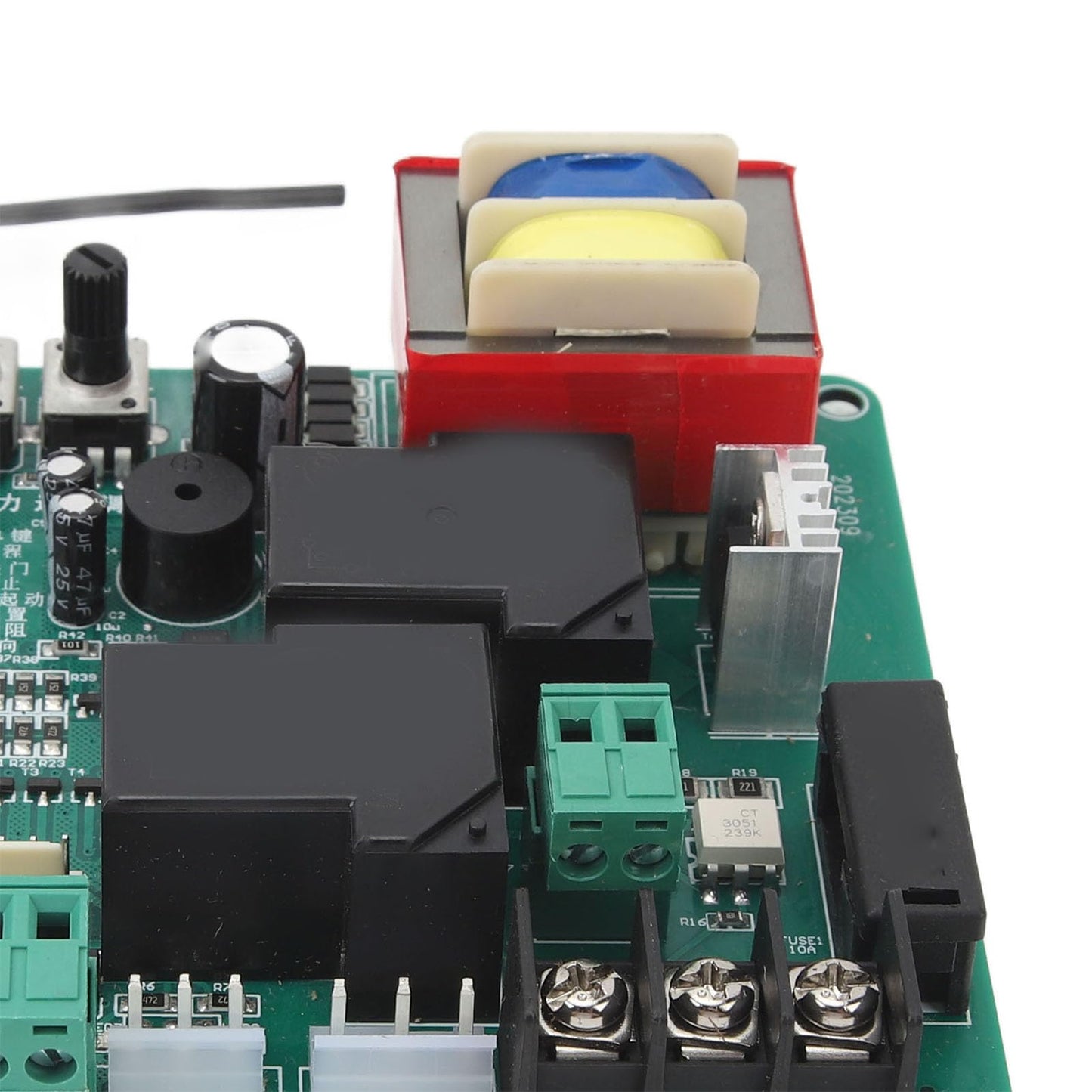 Control Board for Sliding Gate Opener Security Electronic Main Replacement Circuit Control Board with LED Indicators,Sensitive Sliding Gate Motor Control Board (110V)