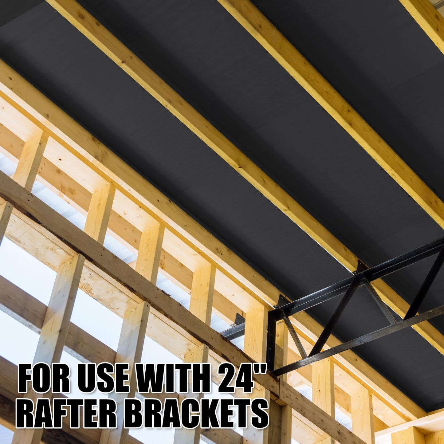 25 Pack 24 Attic Insulation Baffle, Polyethylene Attic Baffles for 24" On-Center Rafter Bays with 2" Air Channel Rafter Vents Improve Roof Ventilation and Prevent Insulation Blockage