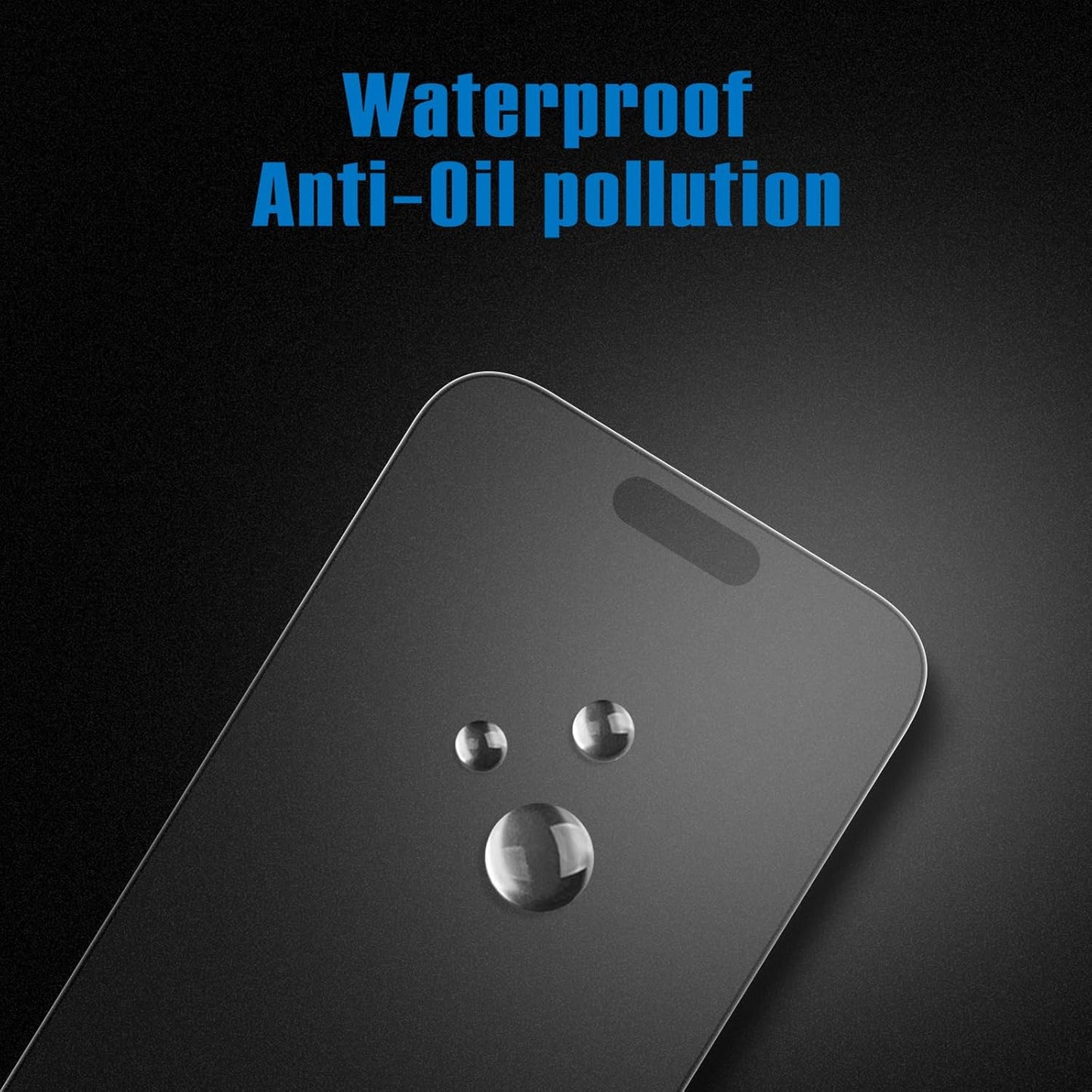 2 Pack 17 [6.3 inch] 2 Pack Mothca Matte Glass Screen Protector for iPhone + Camera Lens Protector, Anti-Glare