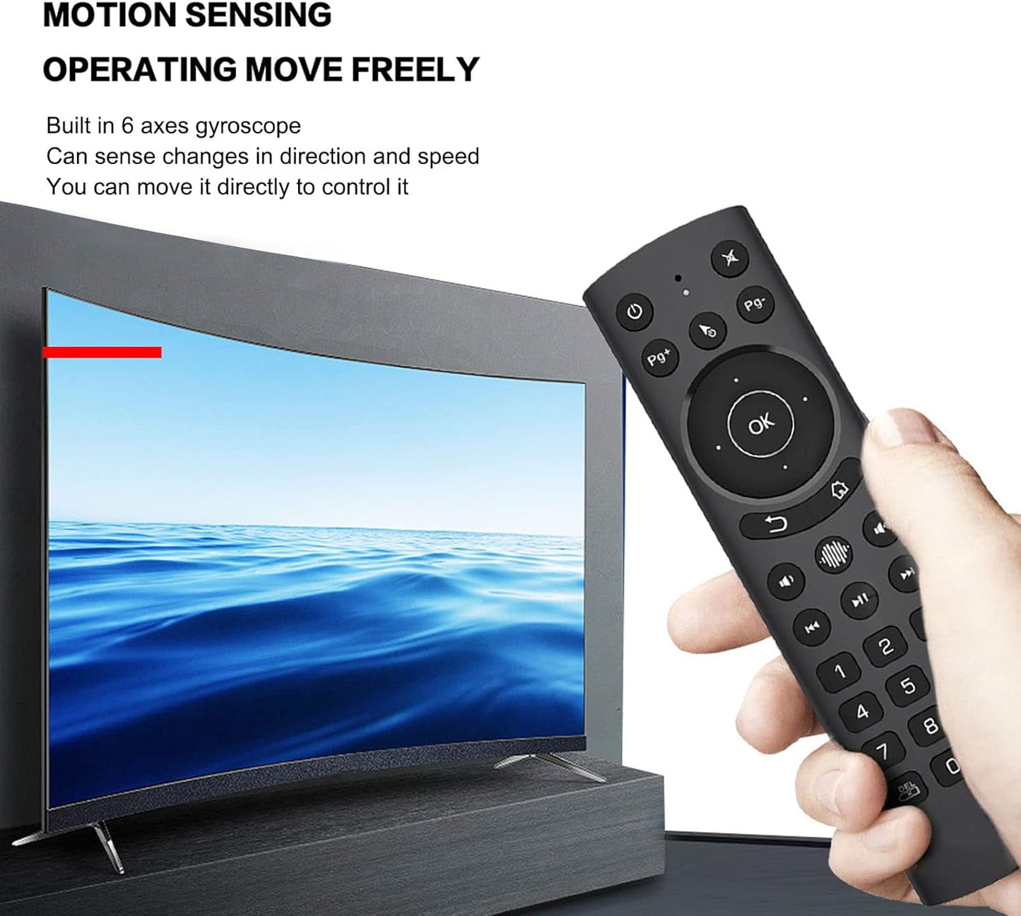 Sanpyl G20S etc(G20S Pro Voice Air Remote, IR Learning, USB Backlight Remote Keyboard with Gyroscope for TV Box, PC